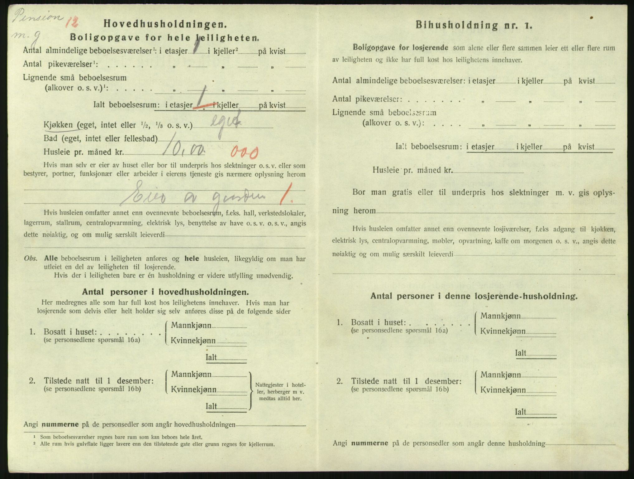 SAKO, 1920 census for Horten, 1920, p. 4060