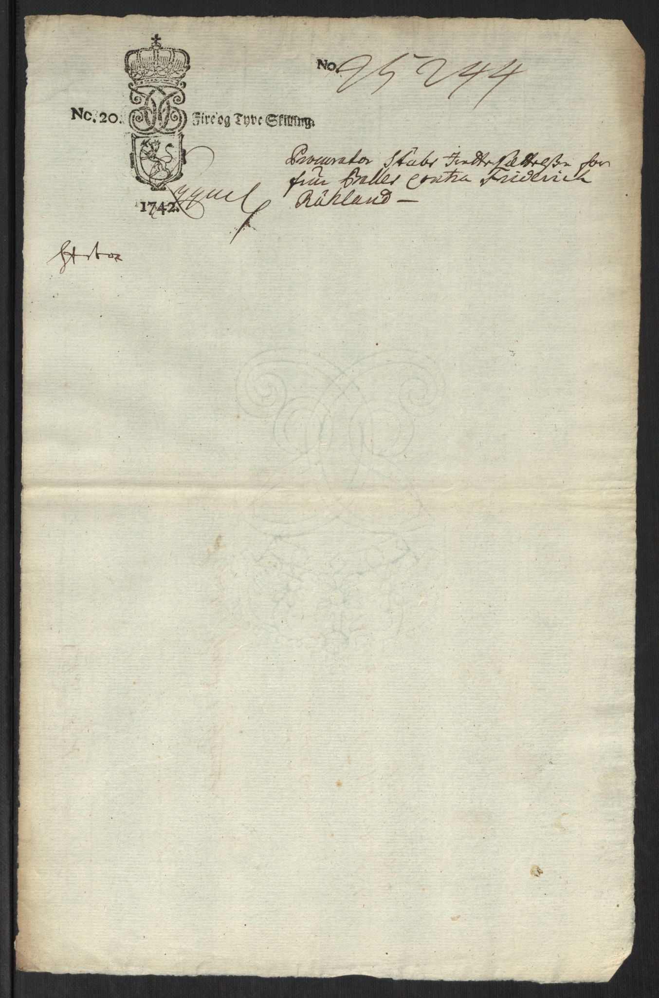 Stattholderembetet 1572-1771, AV/RA-EA-2870/Ef/L0107: Brev fra embetsmenn og andre, 1733-1734, p. 217