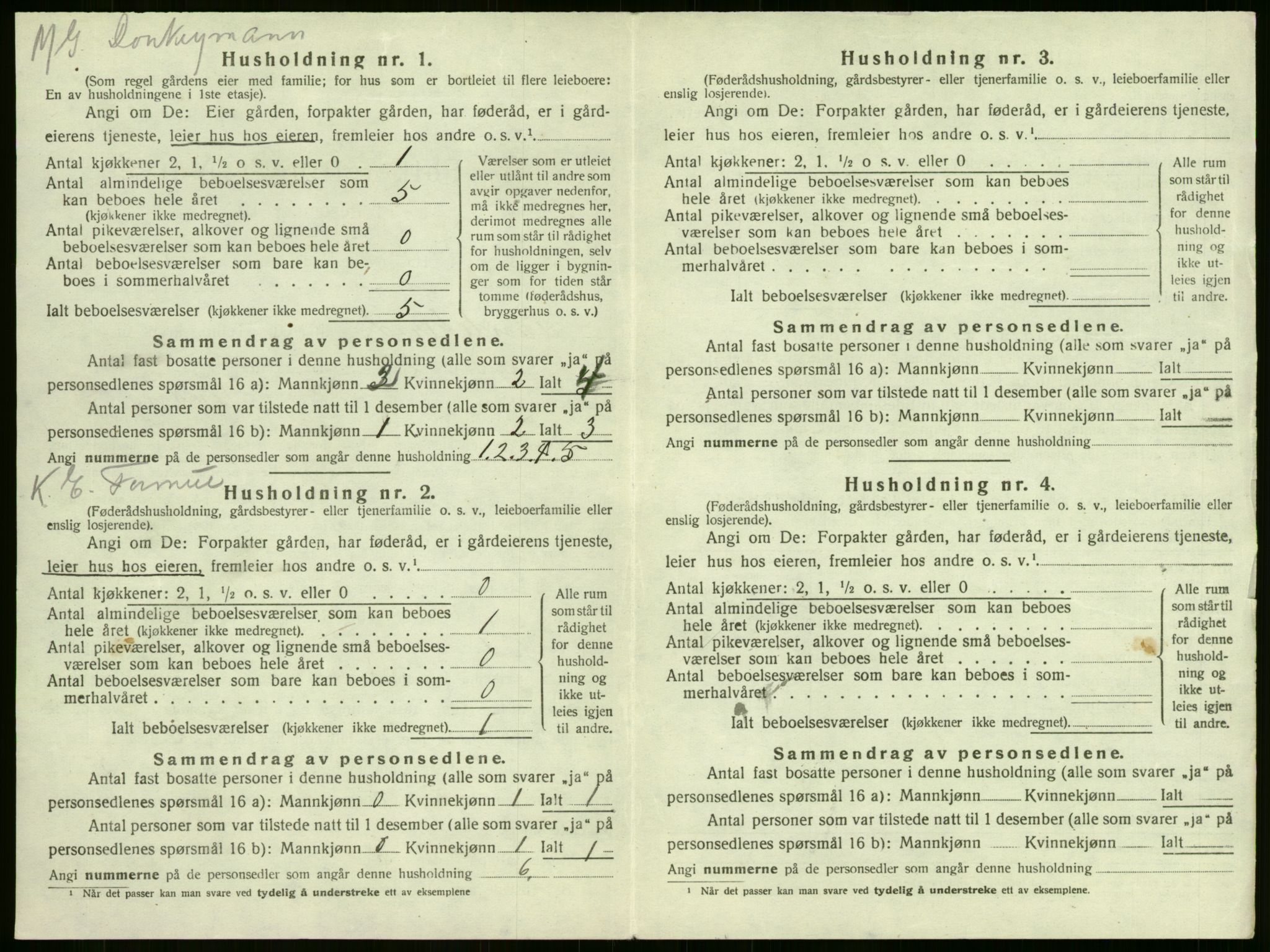 SAKO, 1920 census for Sandeherred, 1920, p. 381