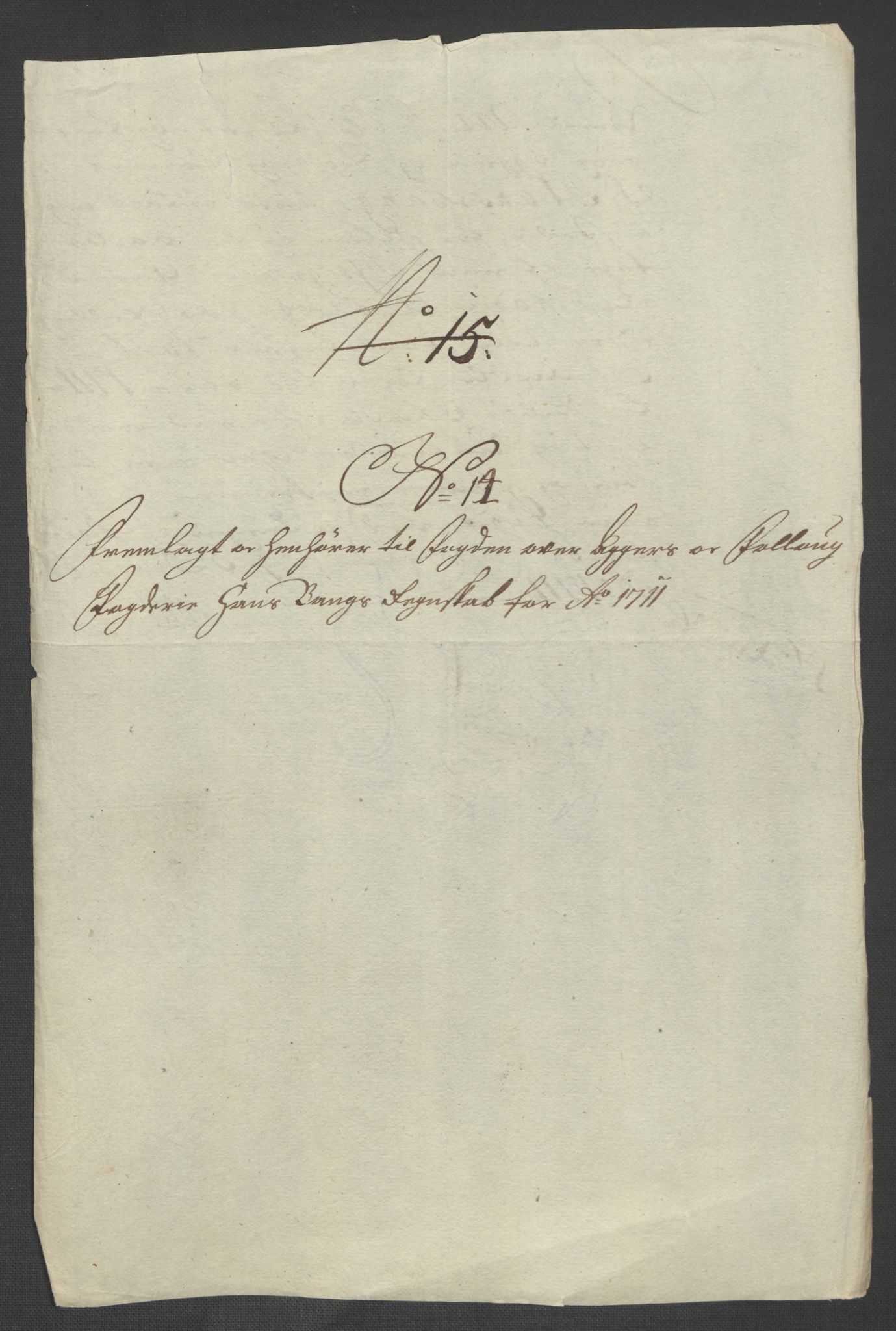 Rentekammeret inntil 1814, Reviderte regnskaper, Fogderegnskap, AV/RA-EA-4092/R10/L0448: Fogderegnskap Aker og Follo, 1710-1711, p. 326