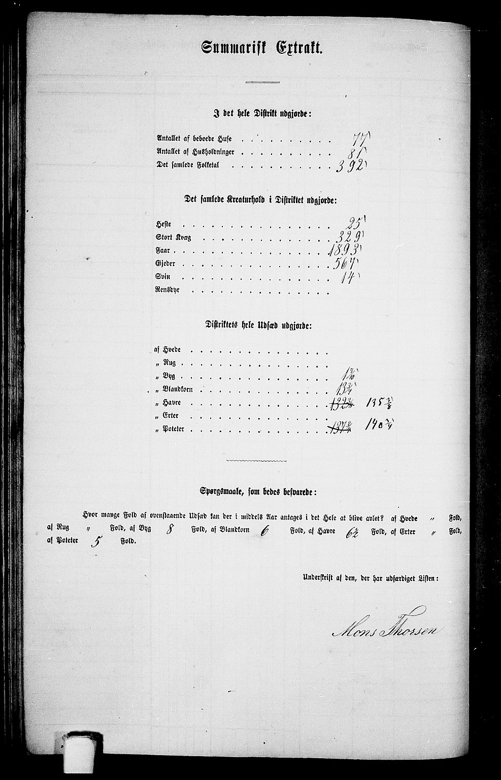 RA, 1865 census for Hjelmeland, 1865, p. 73