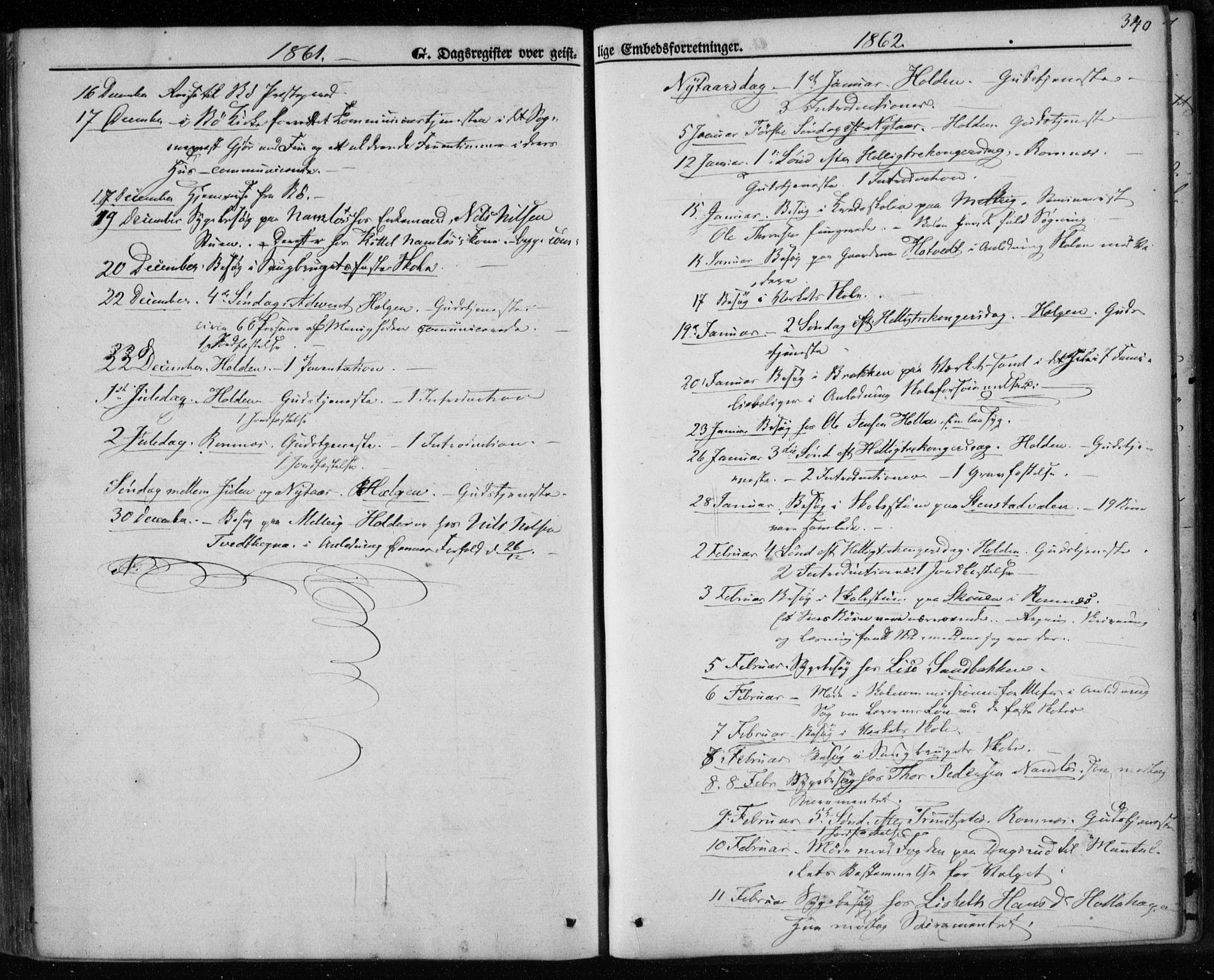 Holla kirkebøker, SAKO/A-272/F/Fa/L0006: Parish register (official) no. 6, 1861-1869, p. 340