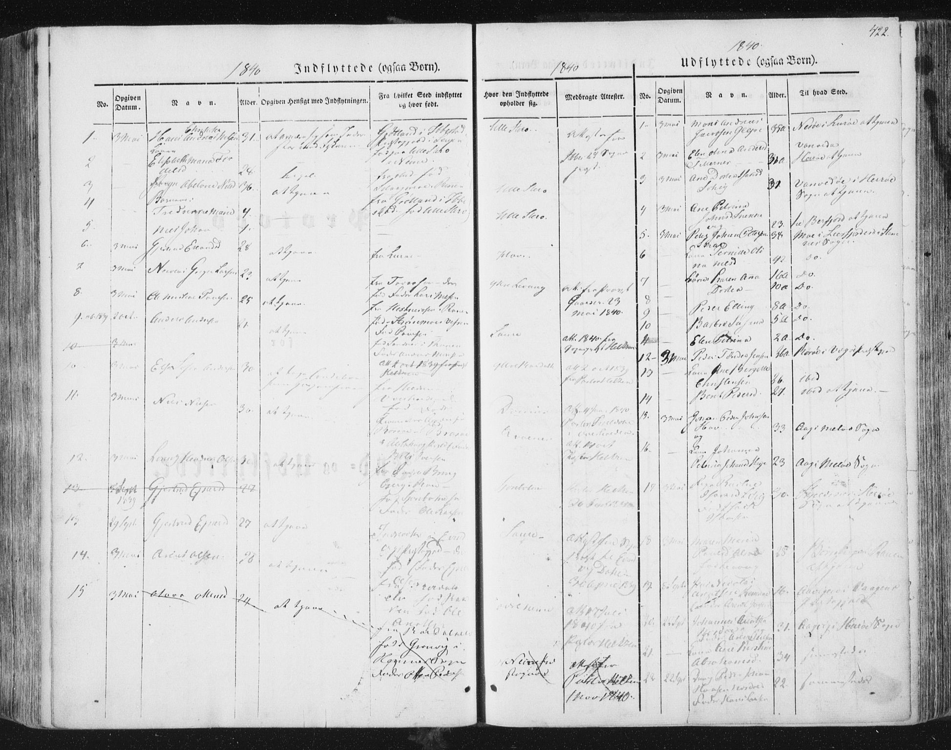 Ministerialprotokoller, klokkerbøker og fødselsregistre - Nordland, AV/SAT-A-1459/838/L0549: Parish register (official) no. 838A07, 1840-1854, p. 422