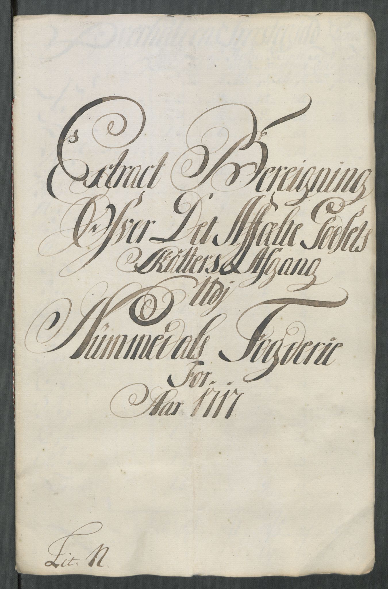 Rentekammeret inntil 1814, Reviderte regnskaper, Fogderegnskap, AV/RA-EA-4092/R64/L4438: Fogderegnskap Namdal, 1717, p. 241