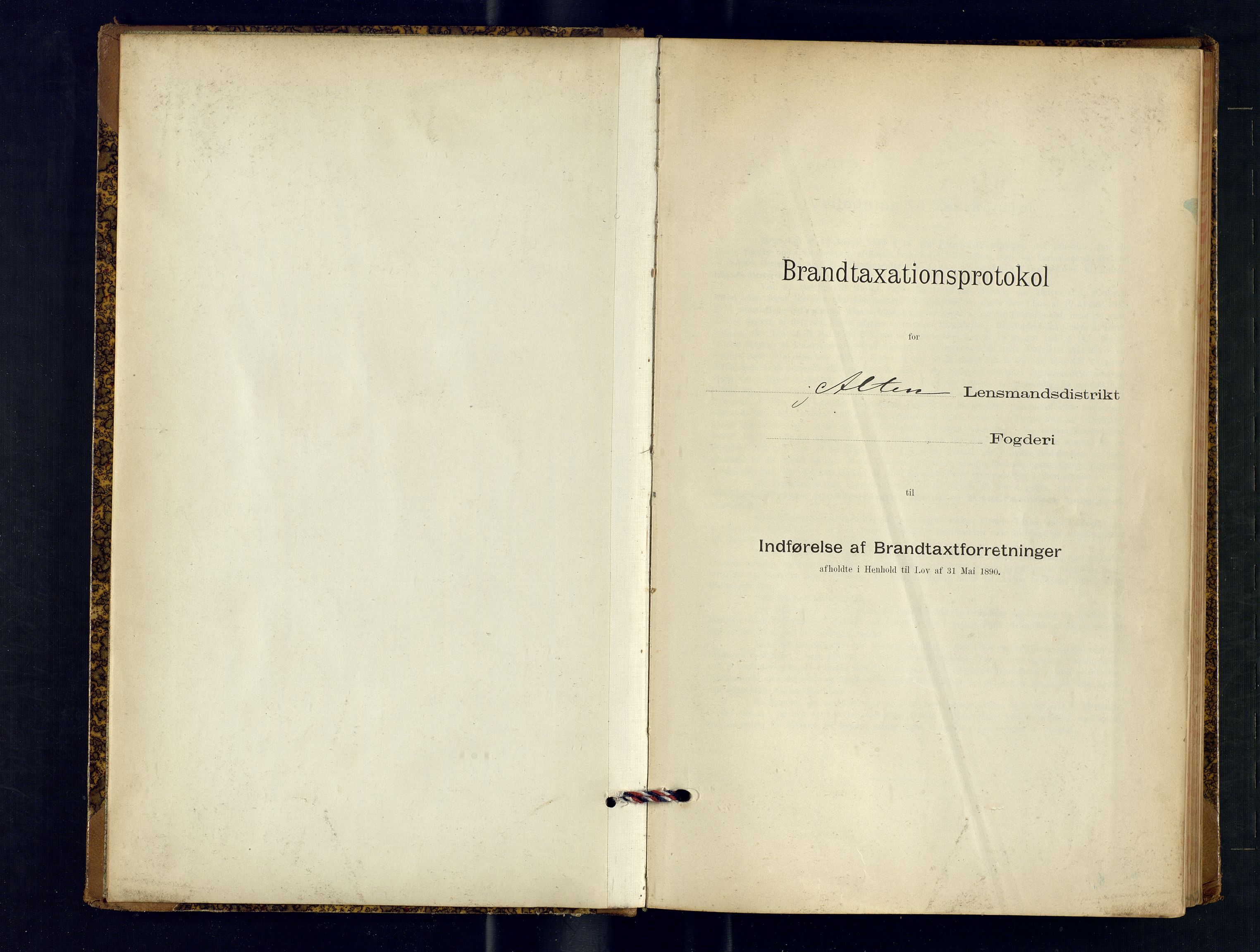 Alta lensmannskontor, AV/SATØ-S-1165/O/Ob/L0169: Branntakstprotokoll, 1901-1910