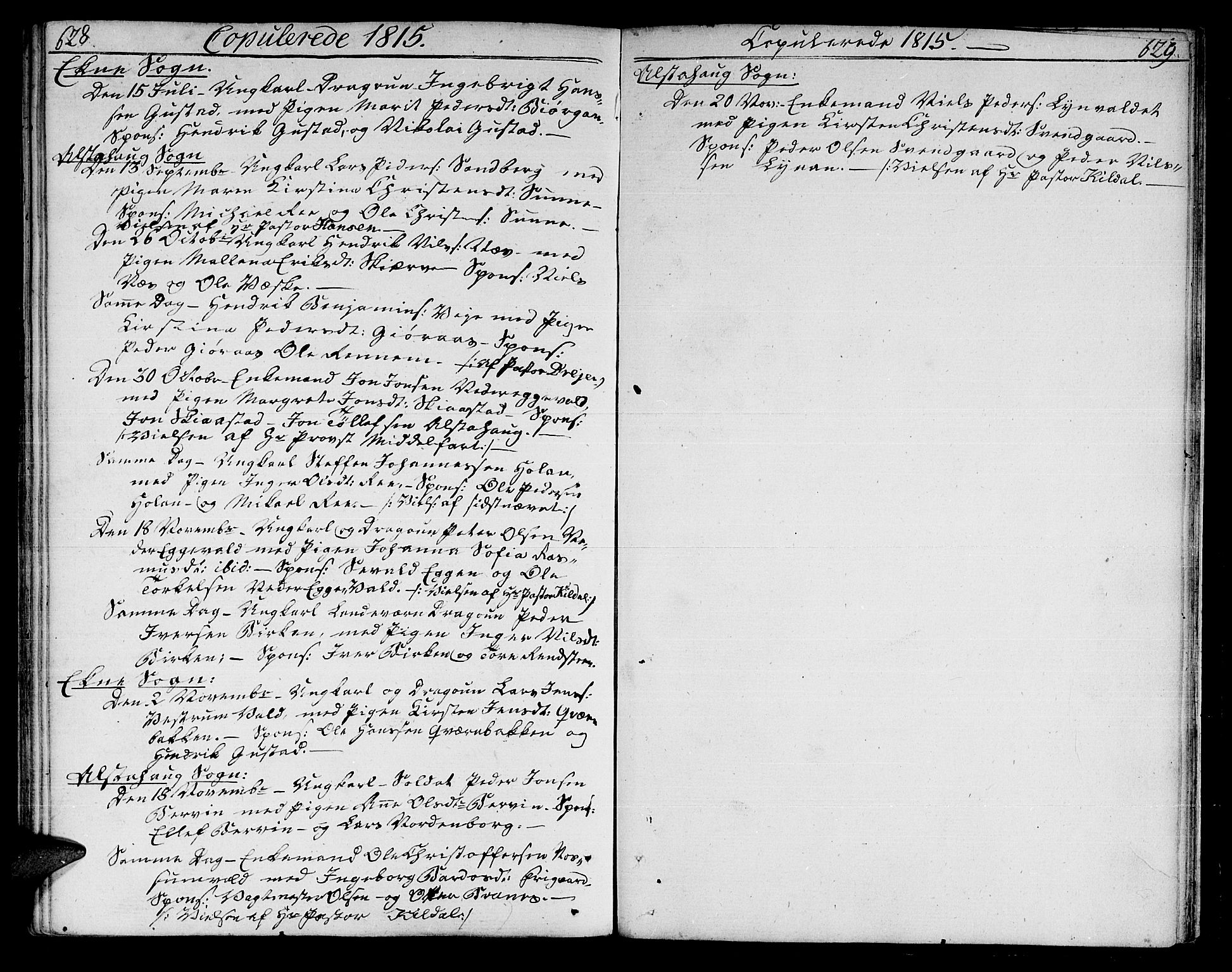 Ministerialprotokoller, klokkerbøker og fødselsregistre - Nord-Trøndelag, SAT/A-1458/717/L0145: Parish register (official) no. 717A03 /1, 1810-1815, p. 628-629