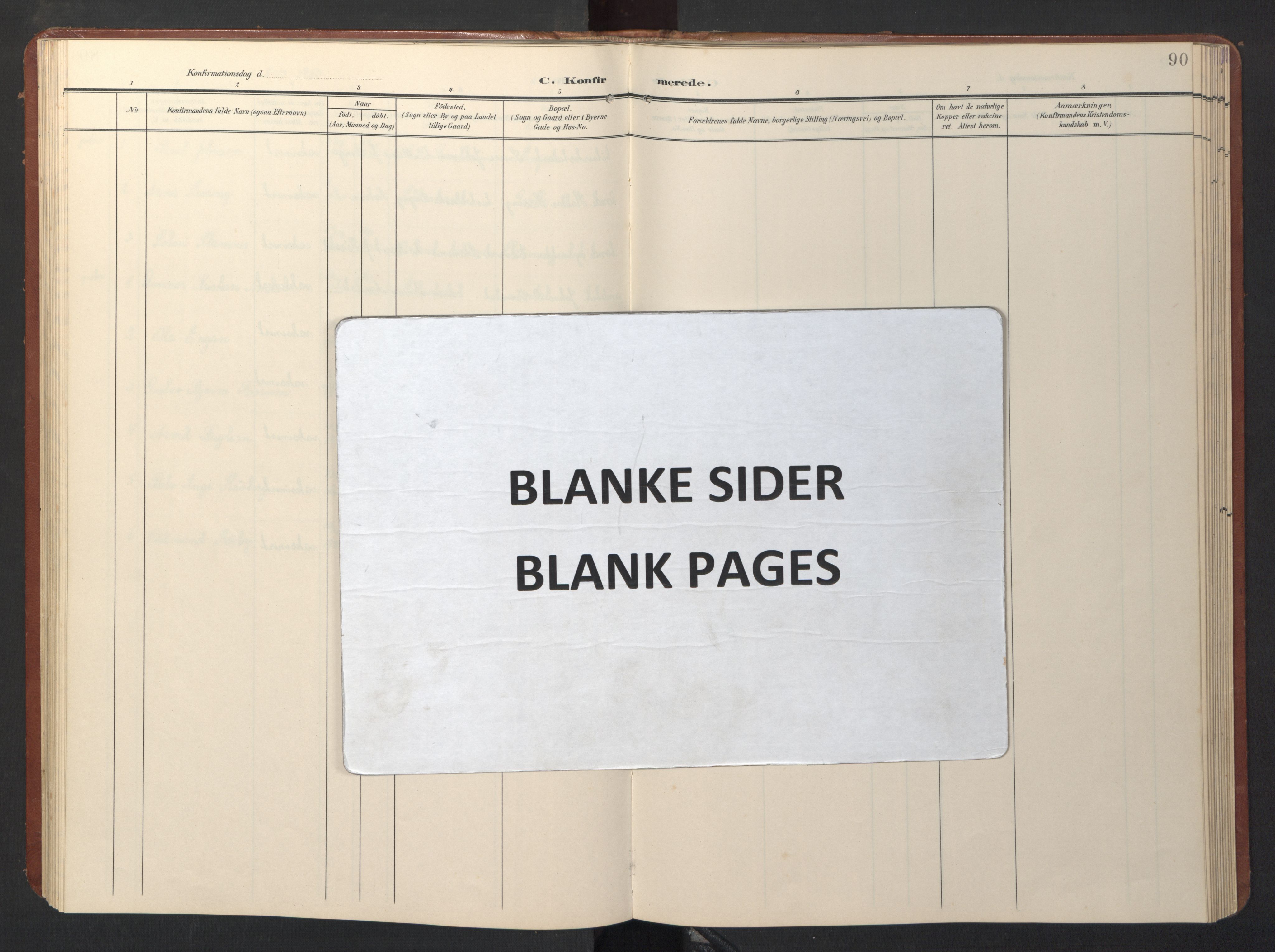 Ministerialprotokoller, klokkerbøker og fødselsregistre - Sør-Trøndelag, AV/SAT-A-1456/696/L1161: Parish register (copy) no. 696C01, 1902-1950, p. 90