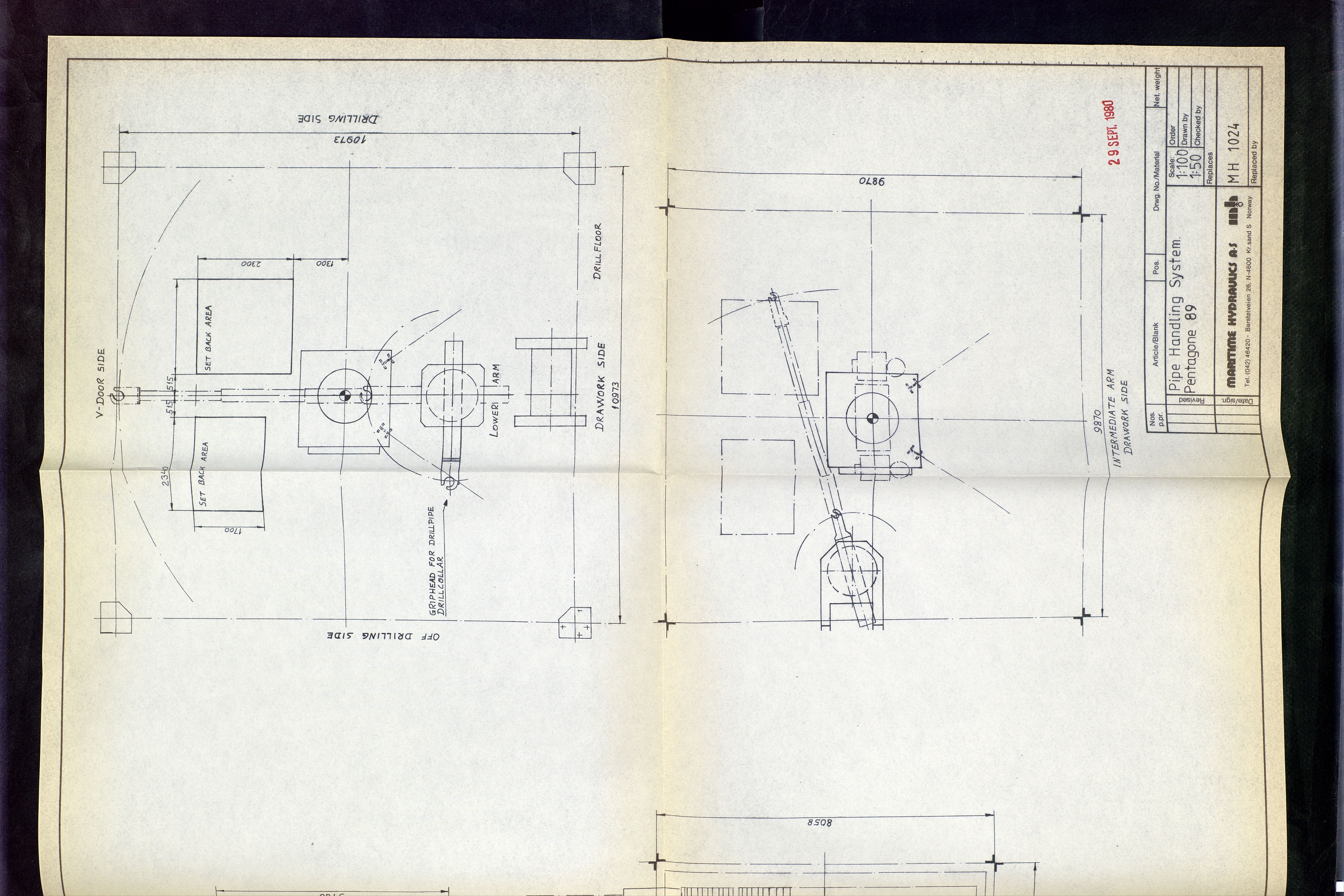 Pa 1503 - Stavanger Drilling AS, AV/SAST-A-101906/2/E/Eb/Eba/L0018: Alexander L. Kielland repair, 1976-1981