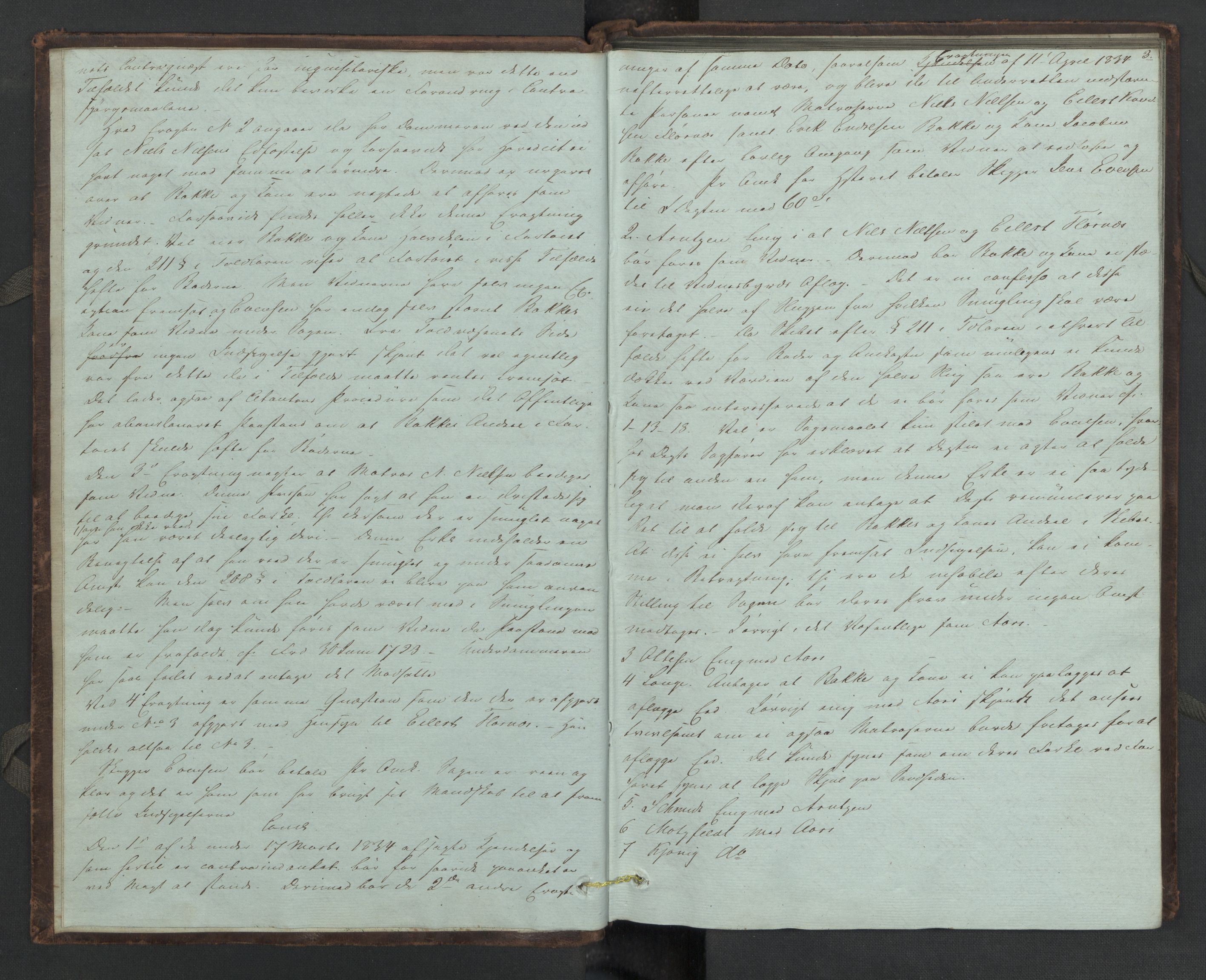 Høyesterett, AV/RA-S-1002/E/Eb/Eba/L0024/0001: Voteringsprotokoller / Voteringsprotokoll, 1836, p. 2b-3a