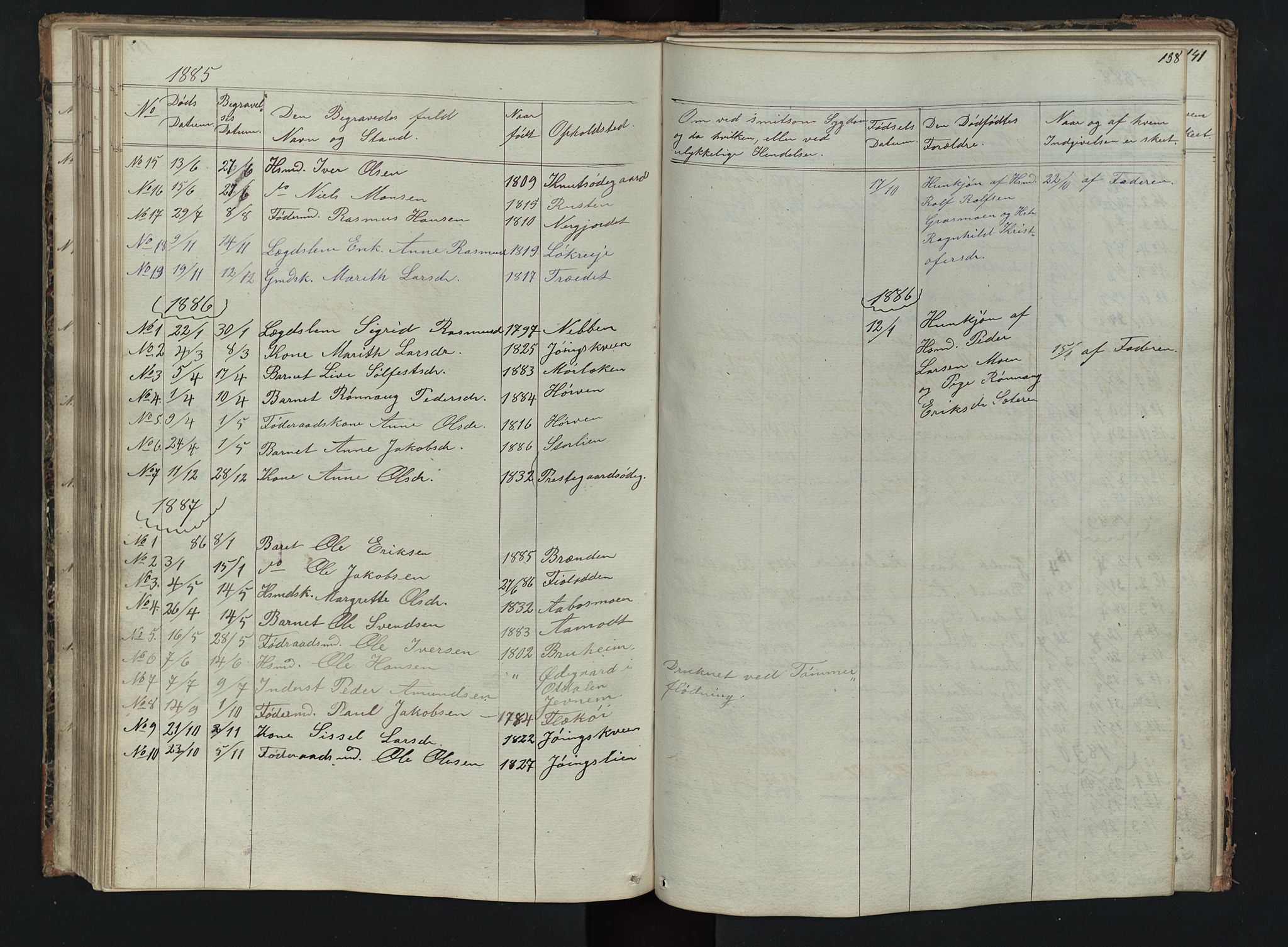Skjåk prestekontor, SAH/PREST-072/H/Ha/Hab/L0002: Parish register (copy) no. 2, 1867-1894, p. 138