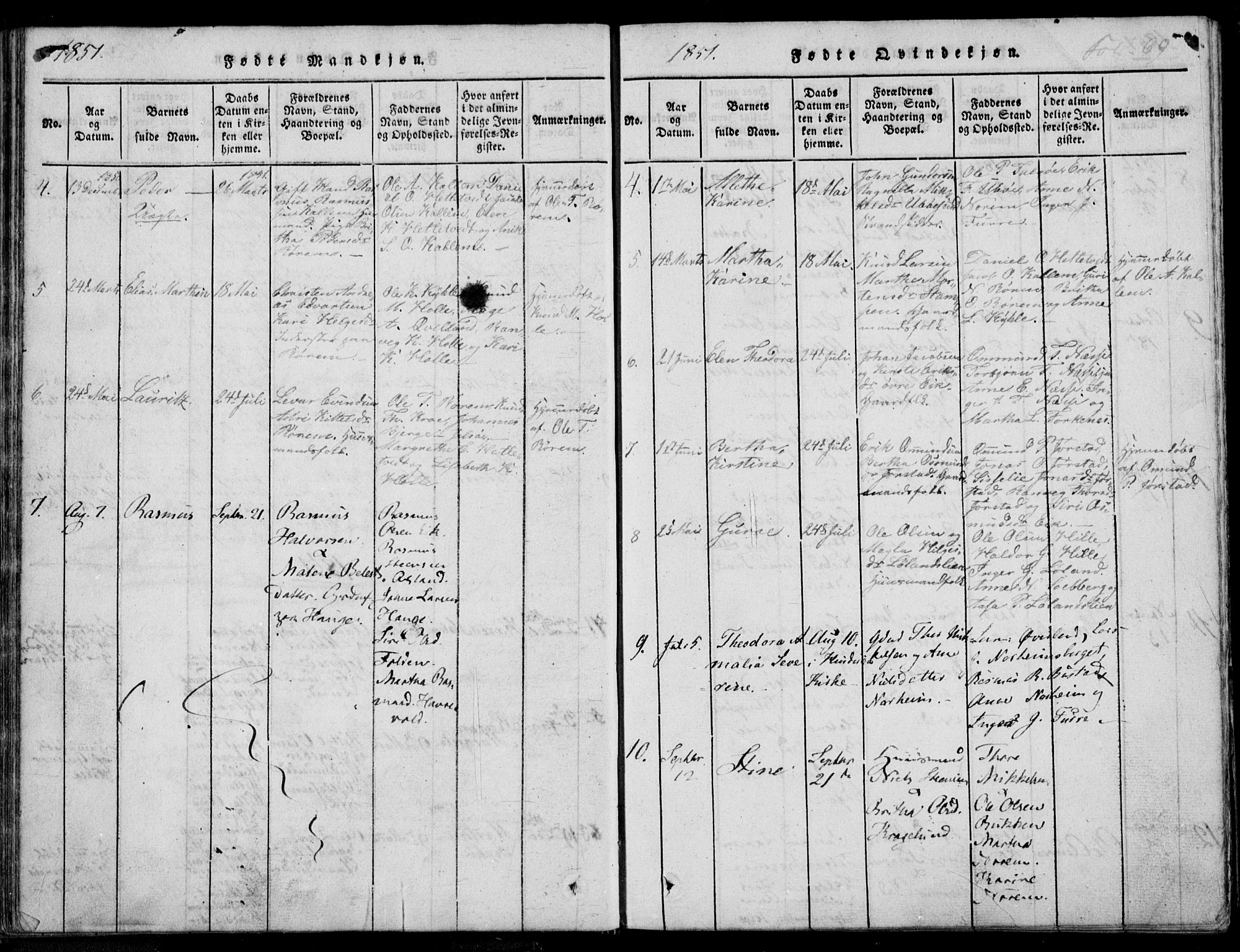 Nedstrand sokneprestkontor, AV/SAST-A-101841/01/IV: Parish register (official) no. A 7, 1816-1870, p. 70