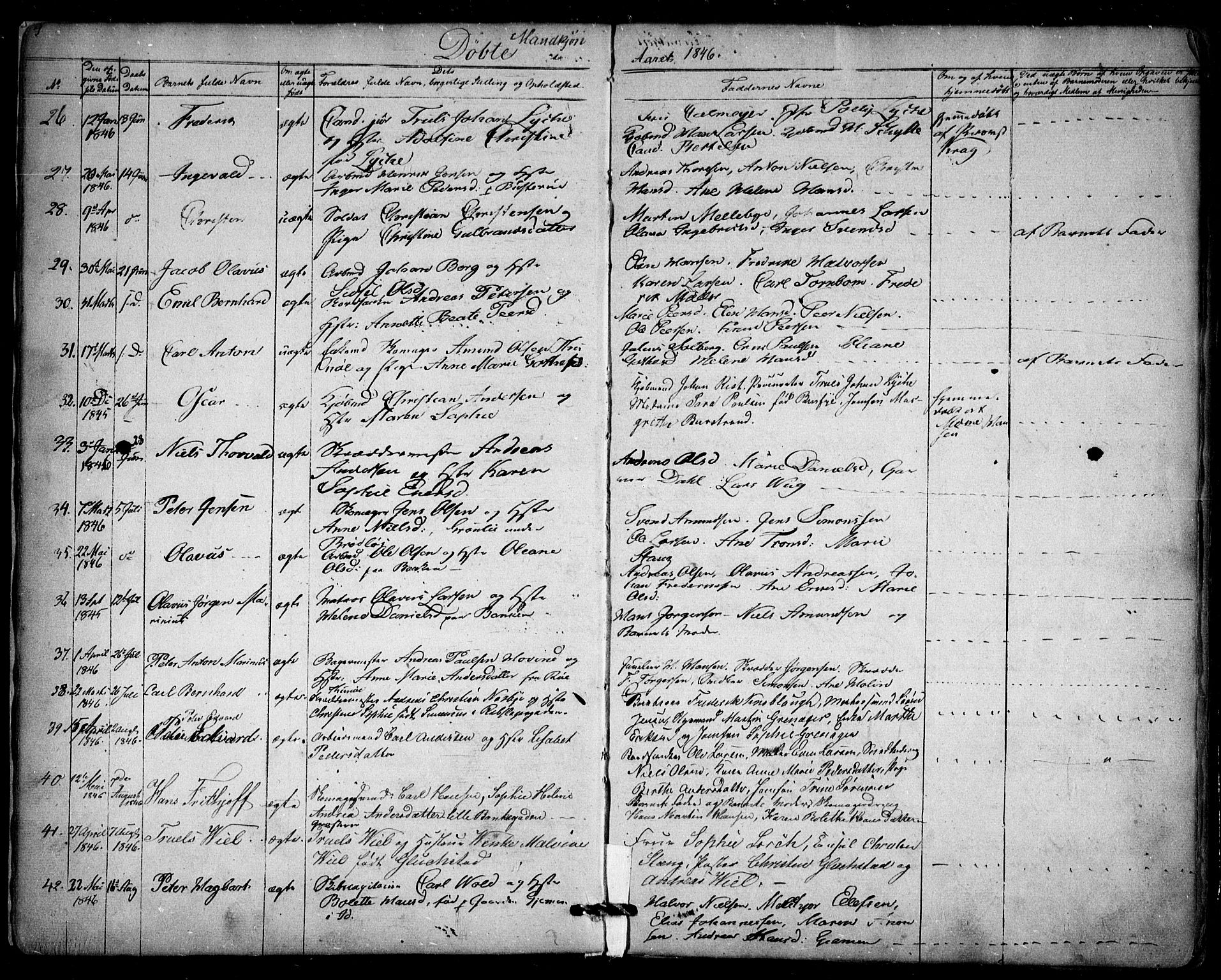 Halden prestekontor Kirkebøker, AV/SAO-A-10909/F/Fa/L0006: Parish register (official) no. I 6, 1845-1856, p. 7