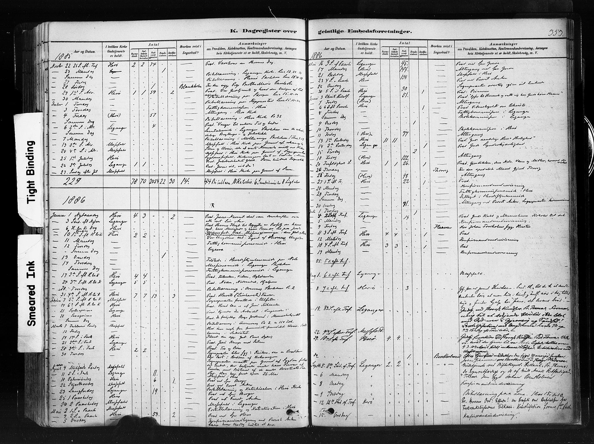 Ministerialprotokoller, klokkerbøker og fødselsregistre - Møre og Romsdal, SAT/A-1454/507/L0073: Parish register (official) no. 507A08, 1878-1904, p. 353