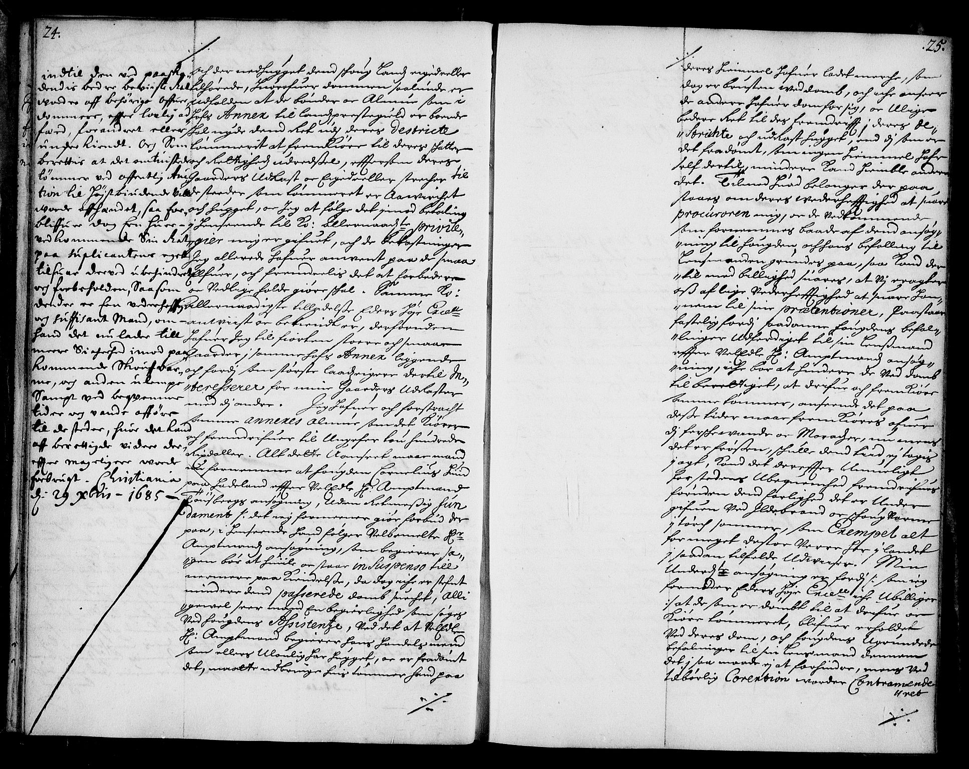 Stattholderembetet 1572-1771, AV/RA-EA-2870/Ae/L0002: Supplikasjons- og resolusjonsprotokoll, 1686, p. 24-25