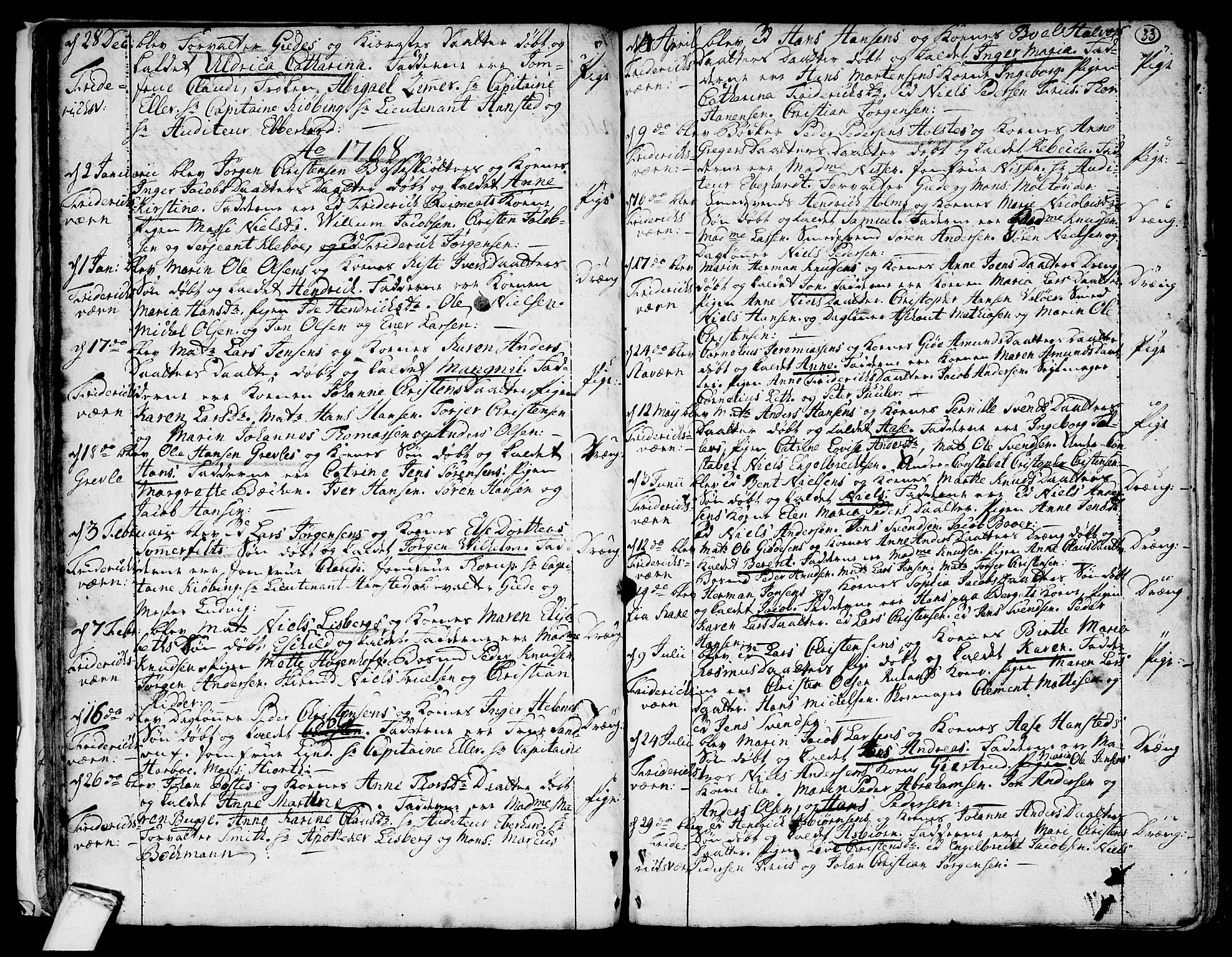 Stavern kirkebøker, SAKO/A-318/F/Fa/L0001: Parish register (official) no. 1, 1756-1782, p. 33