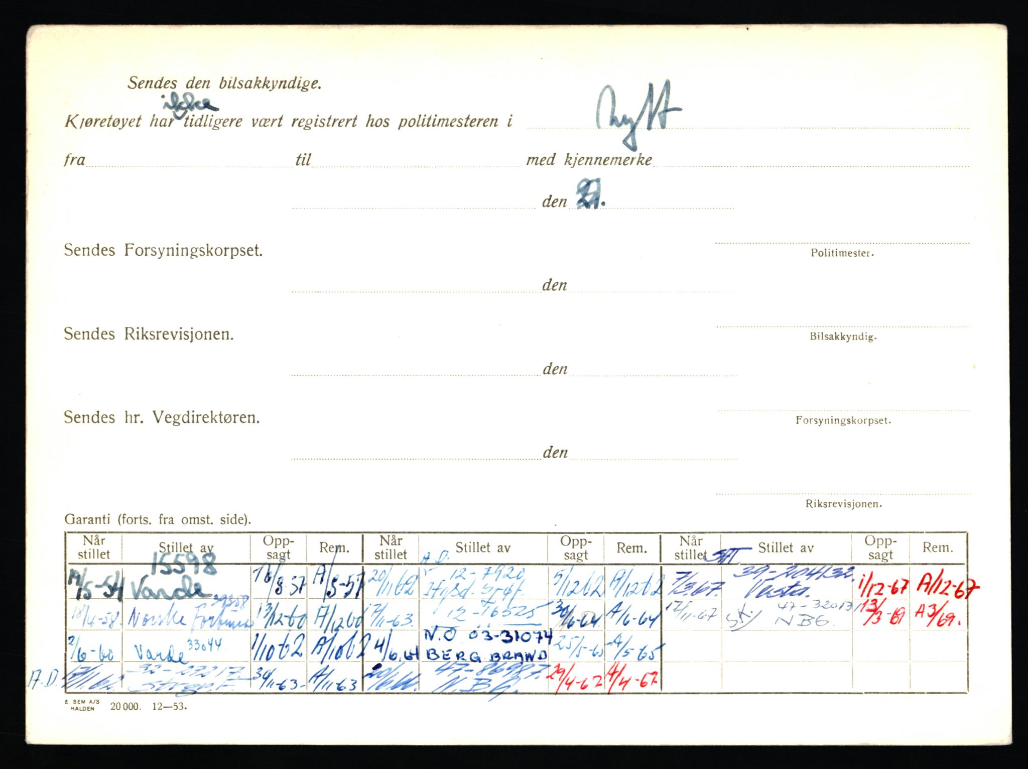 Stavanger trafikkstasjon, AV/SAST-A-101942/0/F/L0050: L-50600 - L-51299, 1930-1971, p. 62