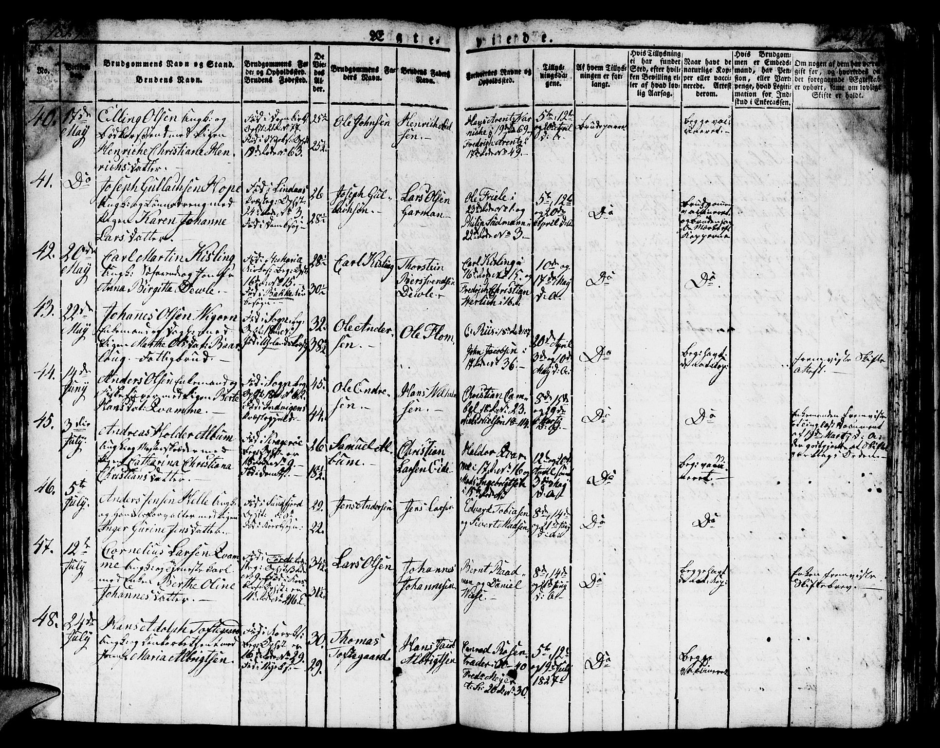 Domkirken sokneprestembete, SAB/A-74801/H/Hab/L0002: Parish register (copy) no. A 2, 1821-1839, p. 428