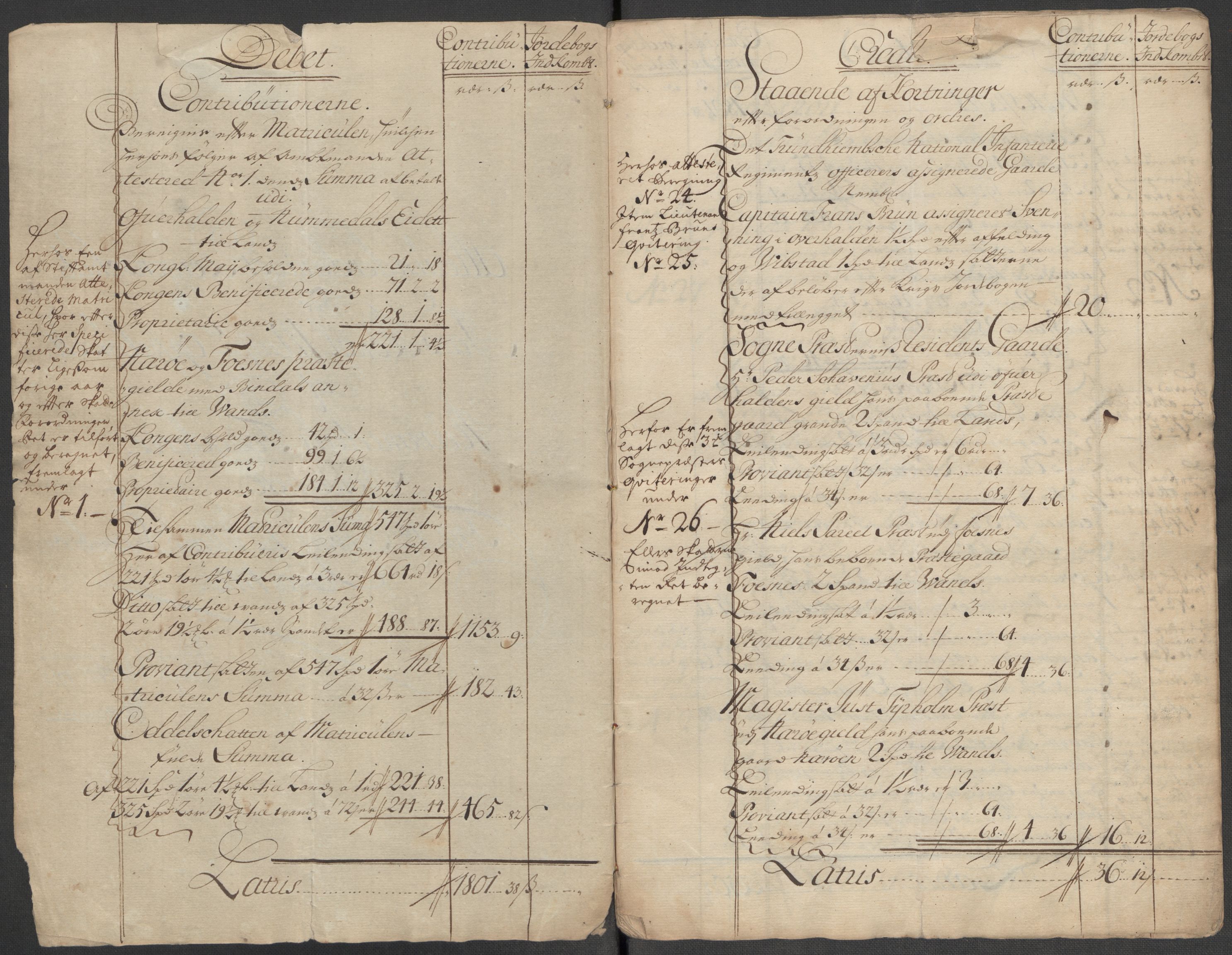 Rentekammeret inntil 1814, Reviderte regnskaper, Fogderegnskap, RA/EA-4092/R64/L4433: Fogderegnskap Namdal, 1712, p. 4