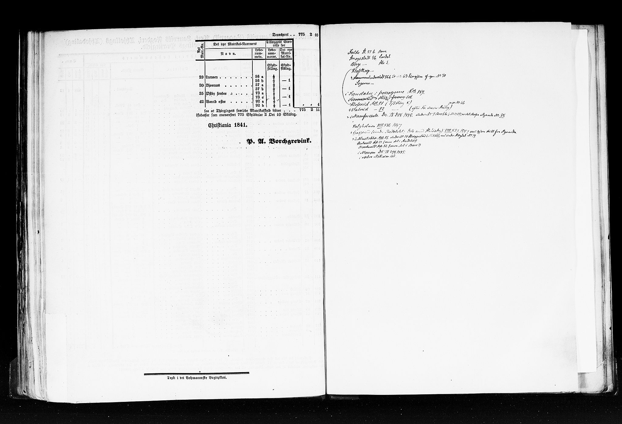 Rygh, RA/PA-0034/F/Fb/L0006: Matrikkelen for 1838 - Jarlsberg og Larviks amt (Vestfold fylke), 1838