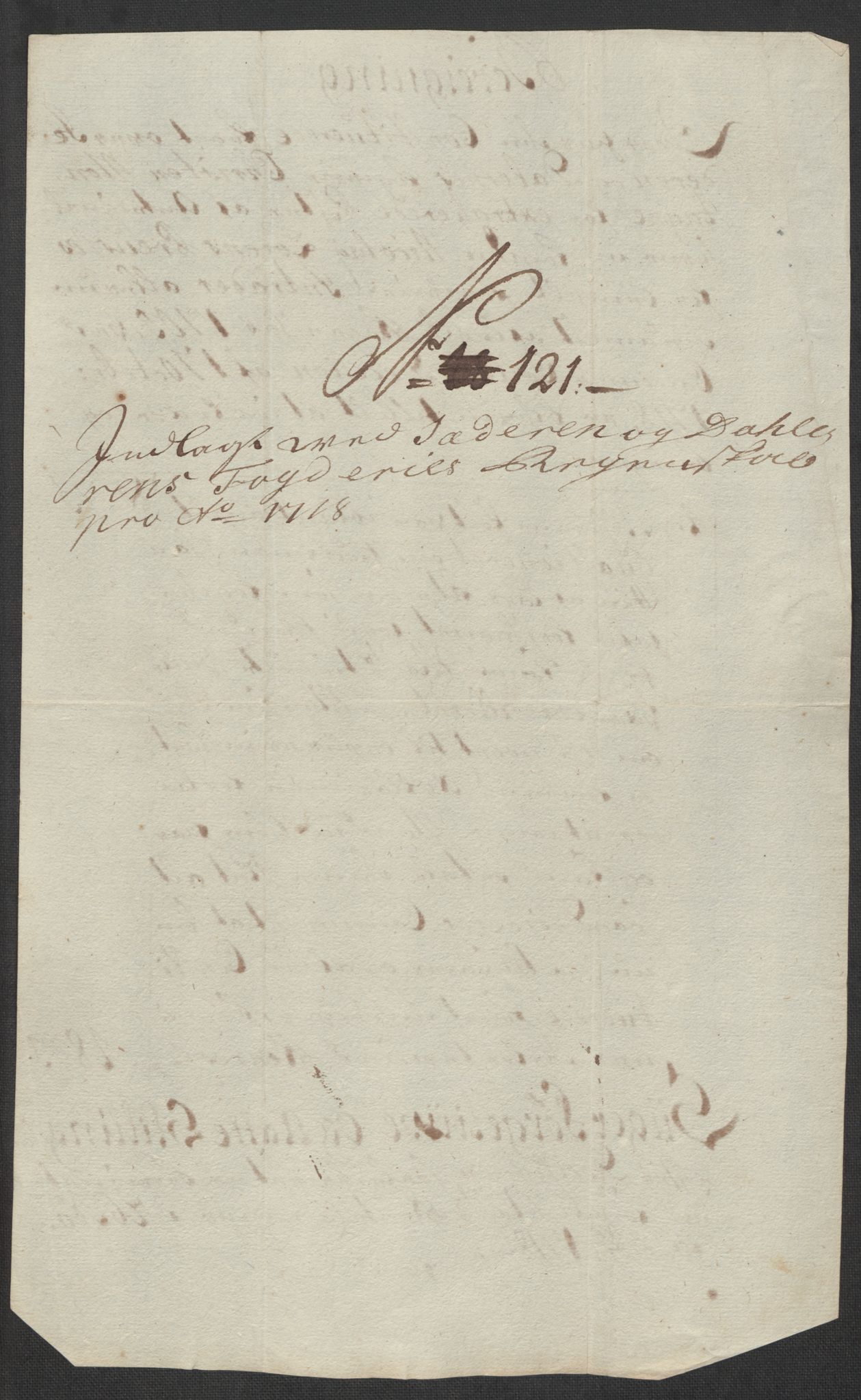 Rentekammeret inntil 1814, Reviderte regnskaper, Fogderegnskap, AV/RA-EA-4092/R46/L2743: Fogderegnskap Jæren og Dalane, 1718, p. 403