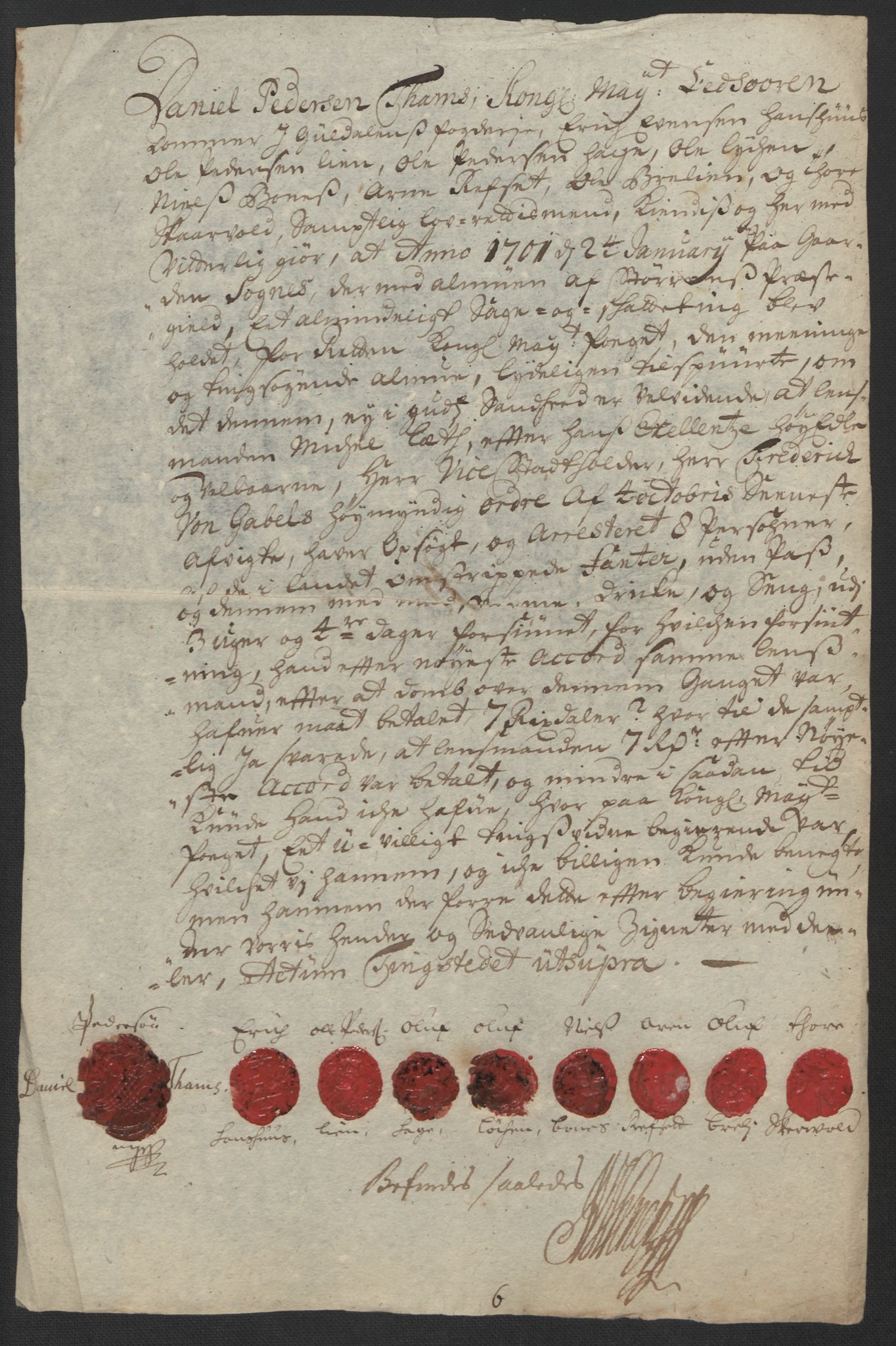 Rentekammeret inntil 1814, Reviderte regnskaper, Fogderegnskap, AV/RA-EA-4092/R60/L3950: Fogderegnskap Orkdal og Gauldal, 1700, p. 449