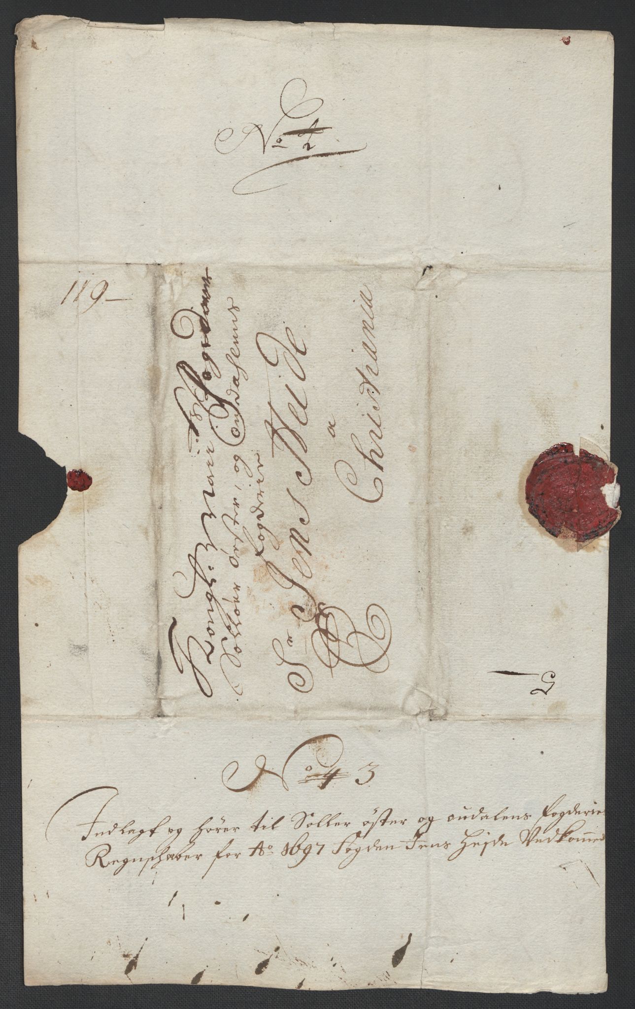 Rentekammeret inntil 1814, Reviderte regnskaper, Fogderegnskap, AV/RA-EA-4092/R13/L0835: Fogderegnskap Solør, Odal og Østerdal, 1697, p. 30