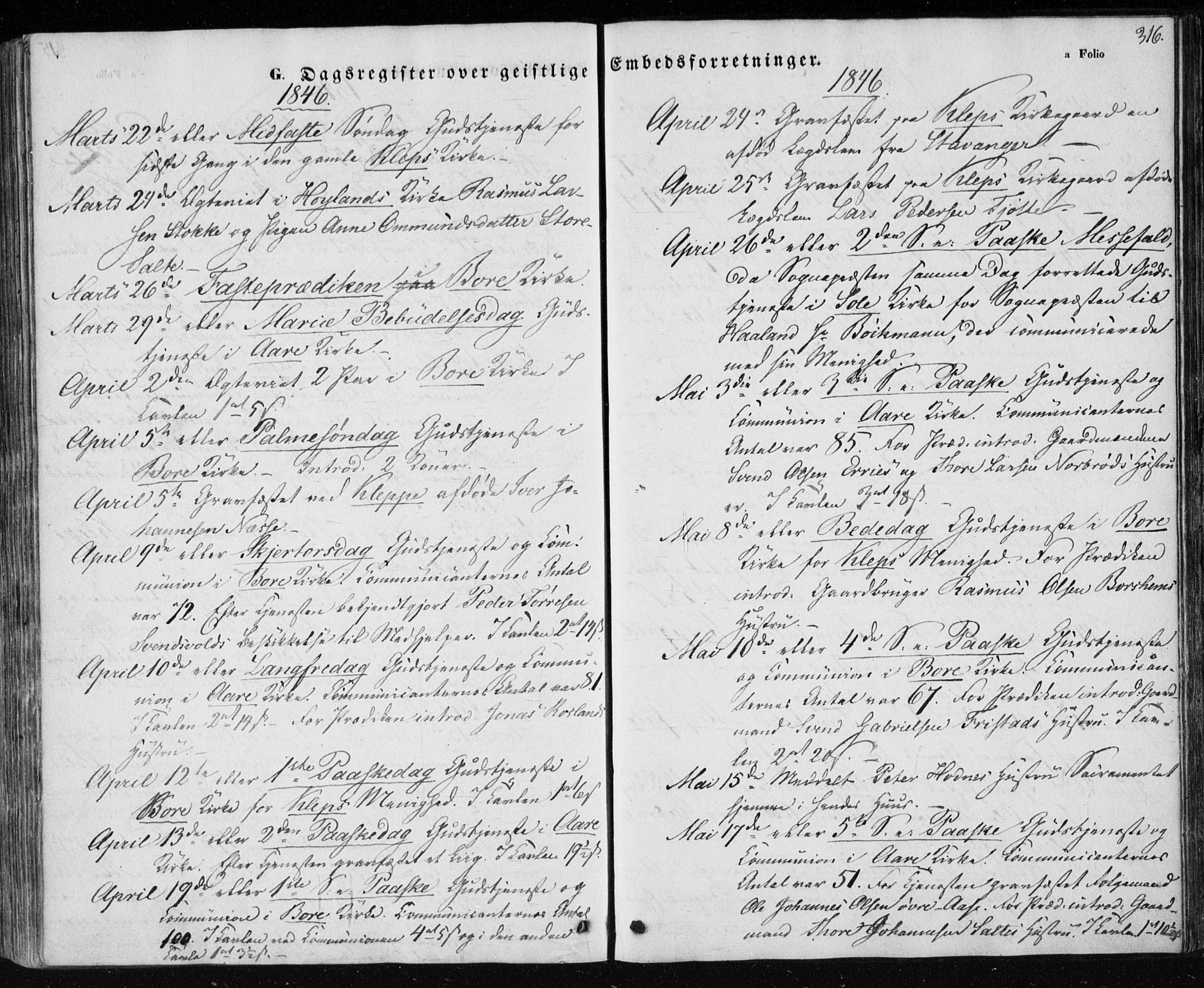 Klepp sokneprestkontor, AV/SAST-A-101803/001/3/30BA/L0004: Parish register (official) no. A 4, 1842-1852, p. 316