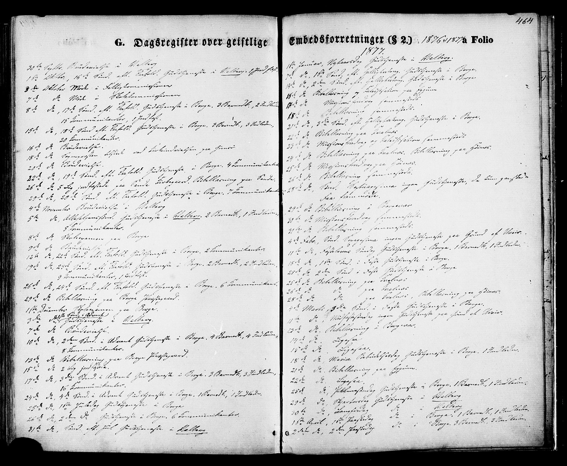 Ministerialprotokoller, klokkerbøker og fødselsregistre - Nordland, SAT/A-1459/880/L1132: Parish register (official) no. 880A06, 1869-1887, p. 464