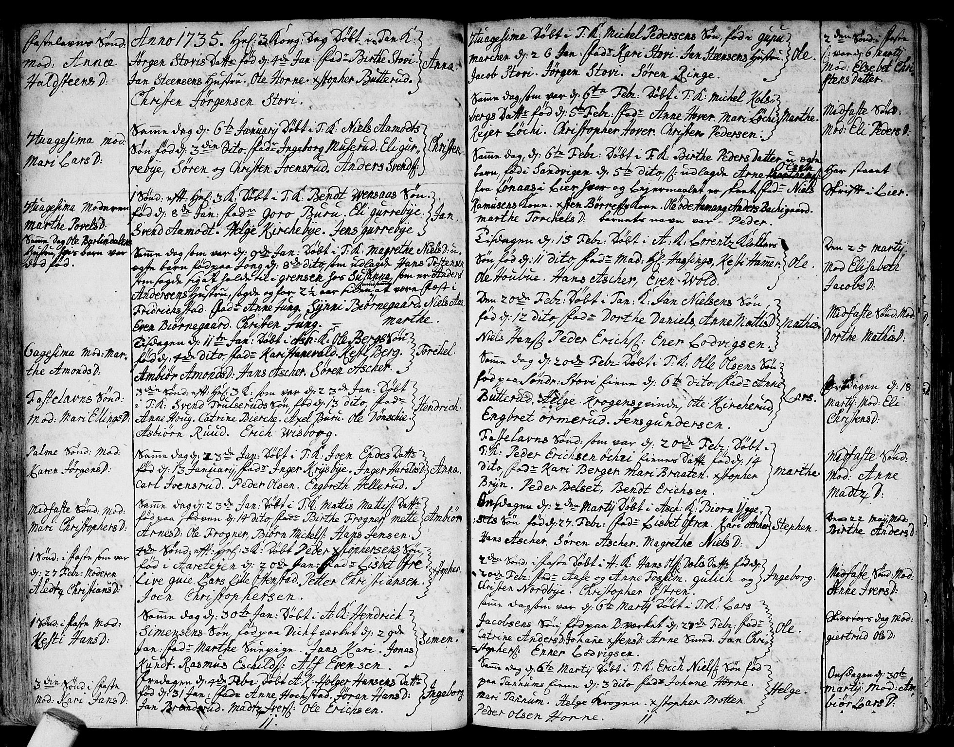 Asker prestekontor Kirkebøker, AV/SAO-A-10256a/F/Fa/L0001: Parish register (official) no. I 1, 1726-1744, p. 35