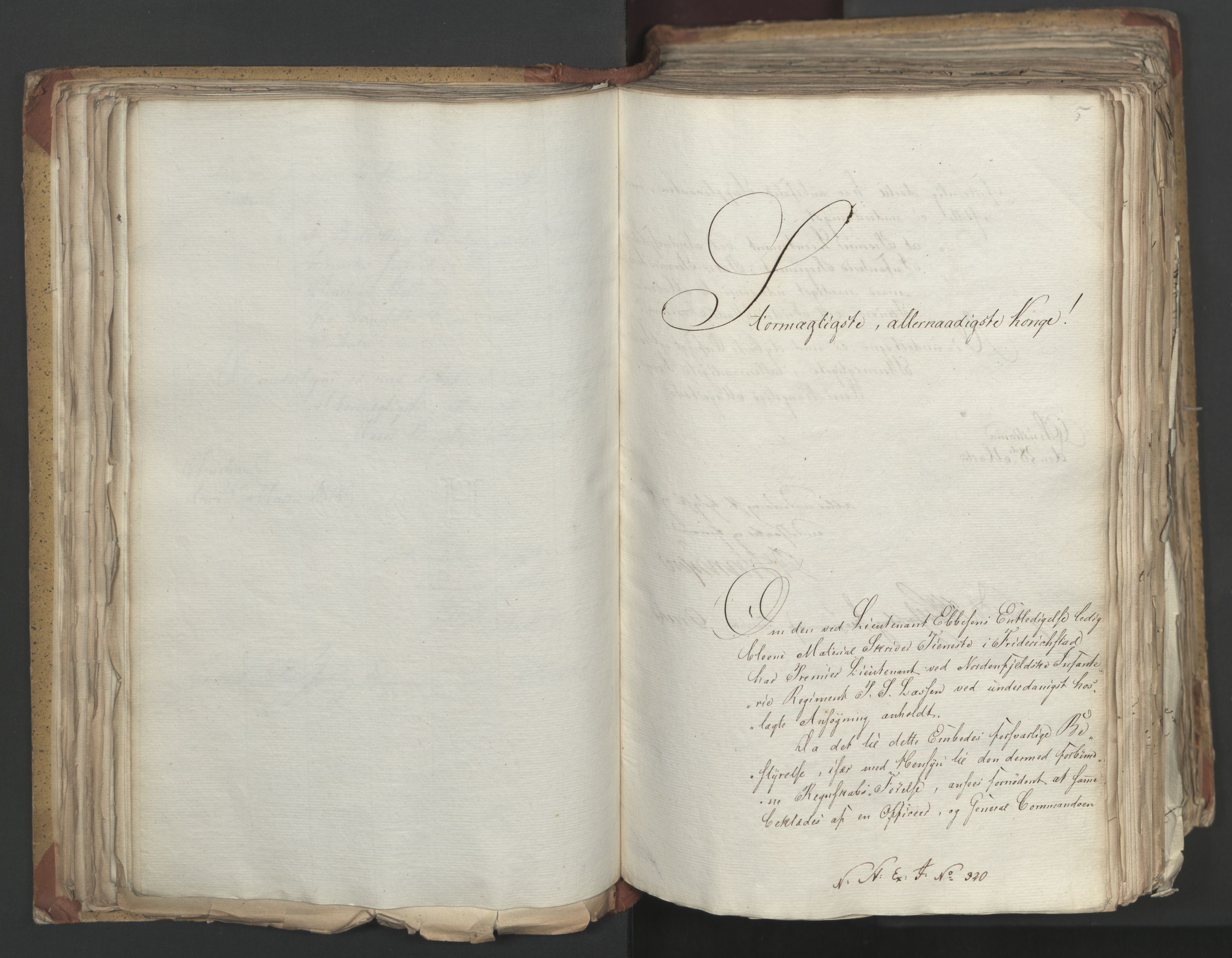 Statsrådsavdelingen i Stockholm, RA/S-1003/D/Da/L0002: Regjeringsinnstillinger nr. 263-518, 1815, p. 117