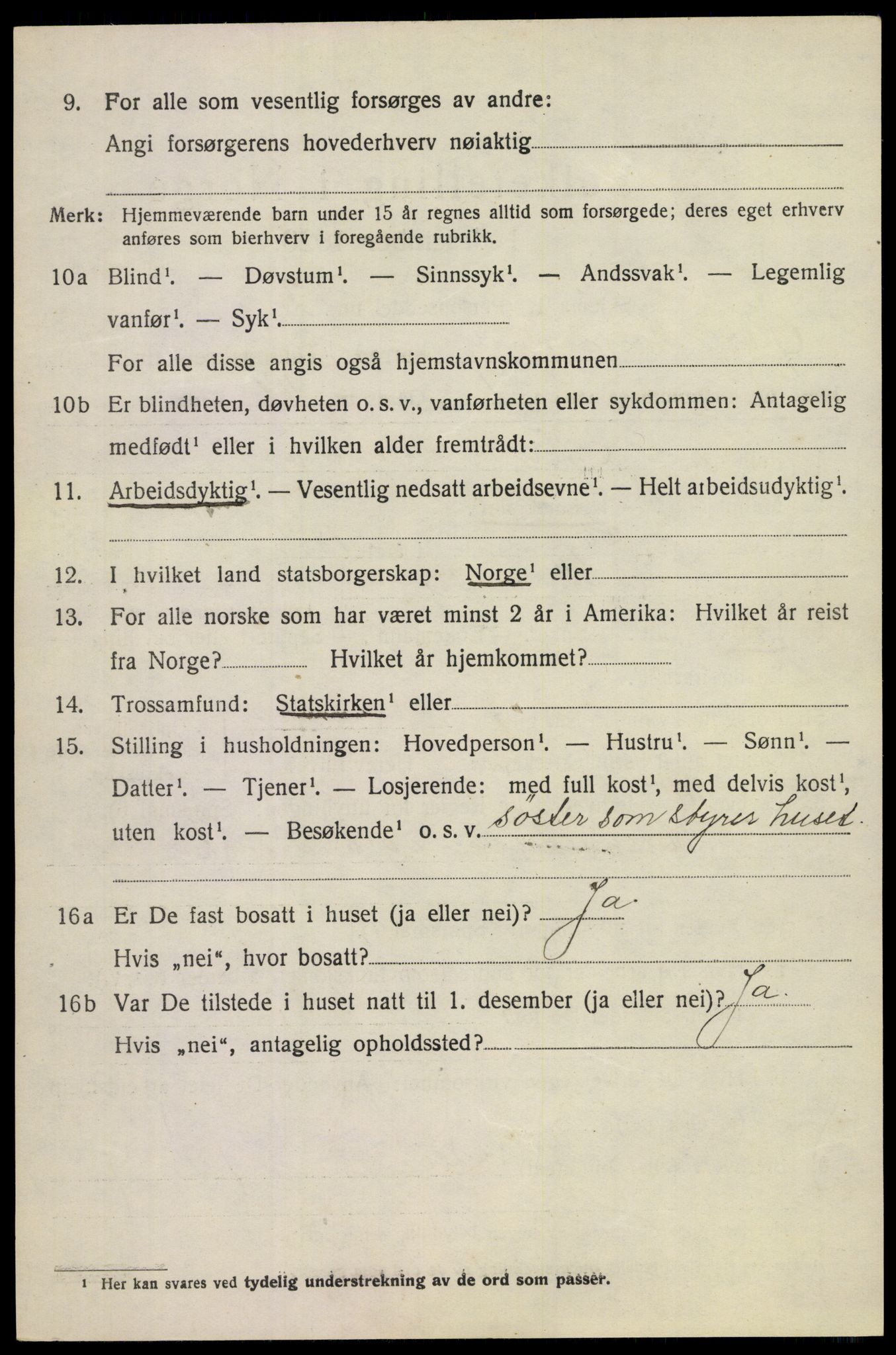 SAKO, 1920 census for Øvre Sandsvær, 1920, p. 4139