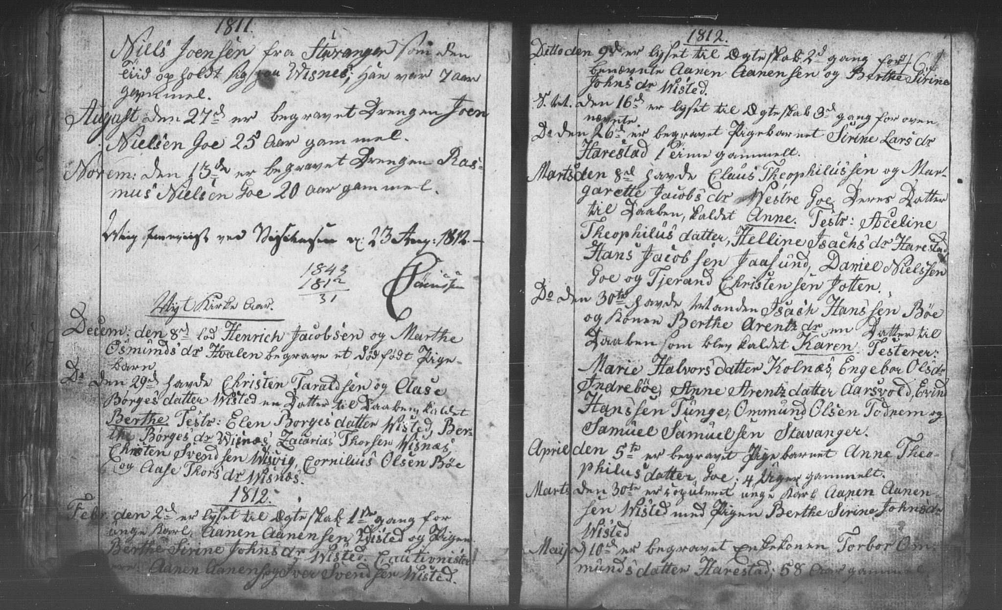Domkirken sokneprestkontor, SAST/A-101812/001/30/30BB/L0006: Parish register (copy) no. B 6, 1783-1815, p. 46