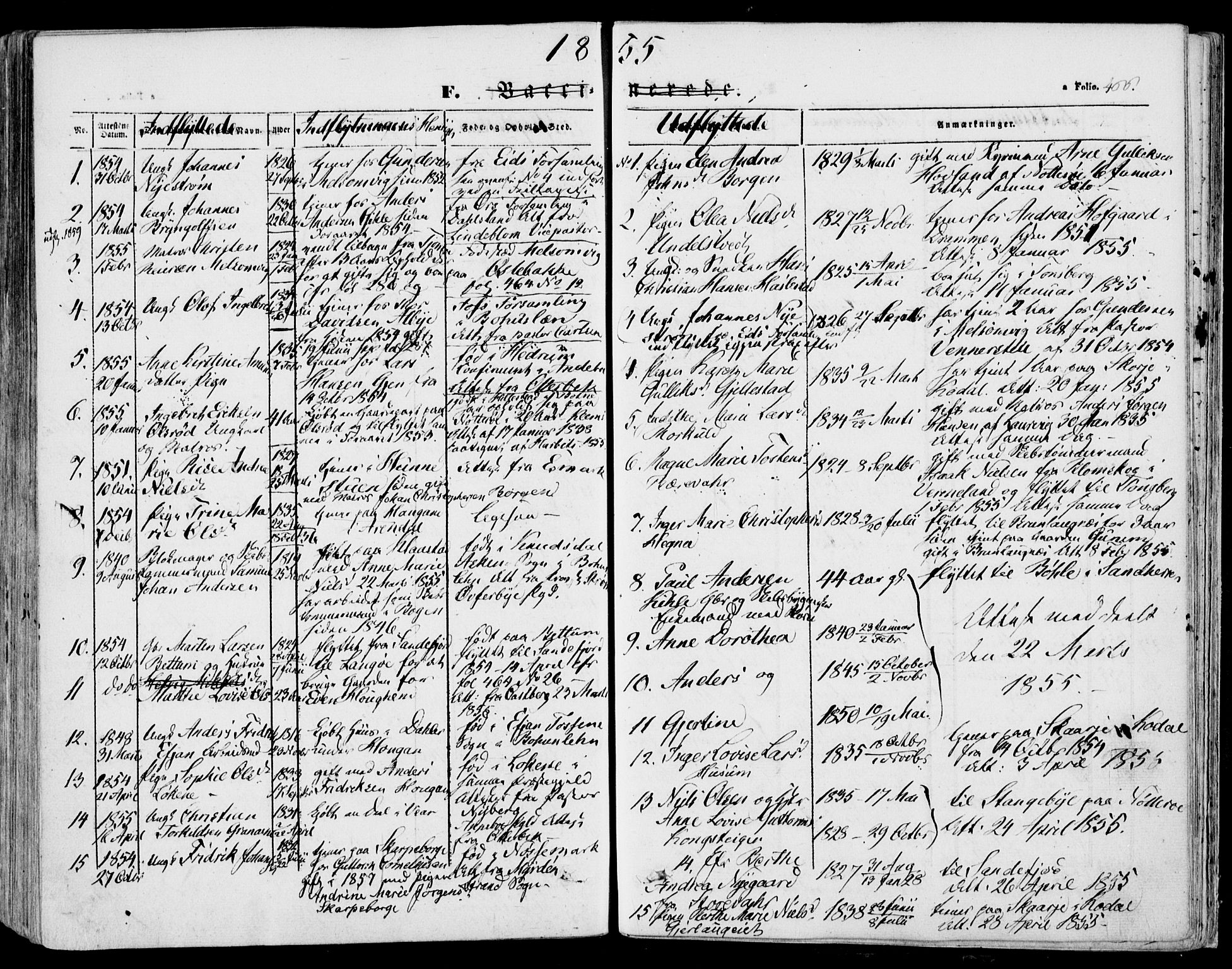 Stokke kirkebøker, AV/SAKO-A-320/F/Fa/L0007: Parish register (official) no. I 7, 1844-1857, p. 466