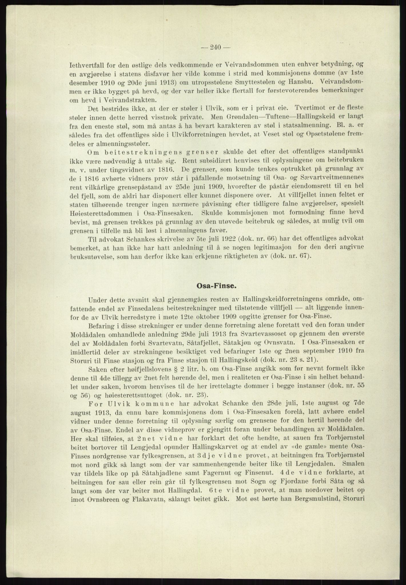 Høyfjellskommisjonen, AV/RA-S-1546/X/Xa/L0001: Nr. 1-33, 1909-1953, p. 846