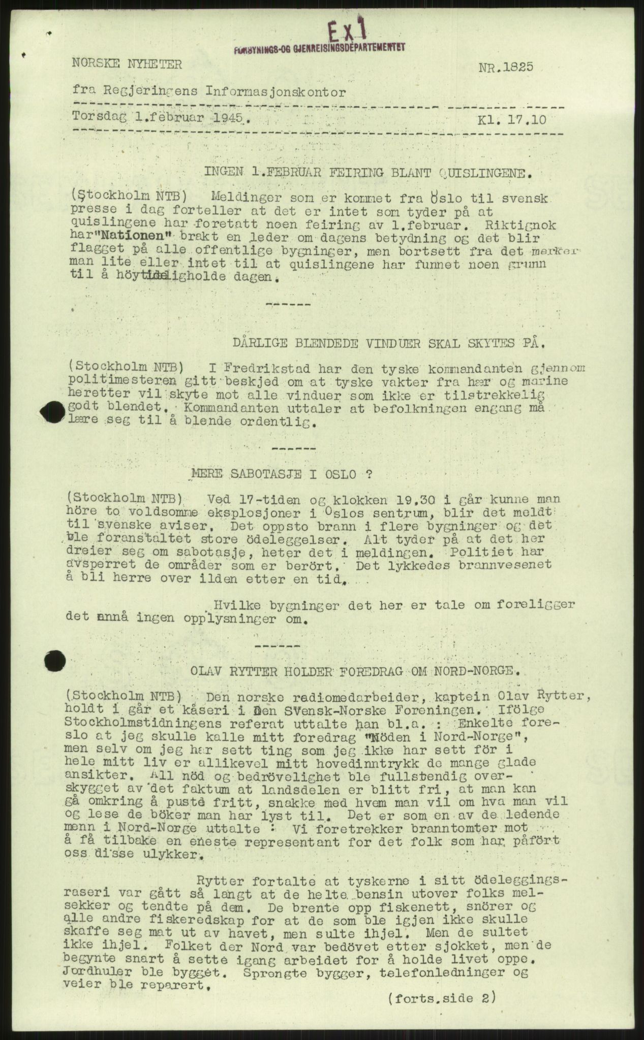 Kommunaldepartementet, Den alminnelige avdeling, RA/S-1437/F/Fe, 1944-1945, p. 457