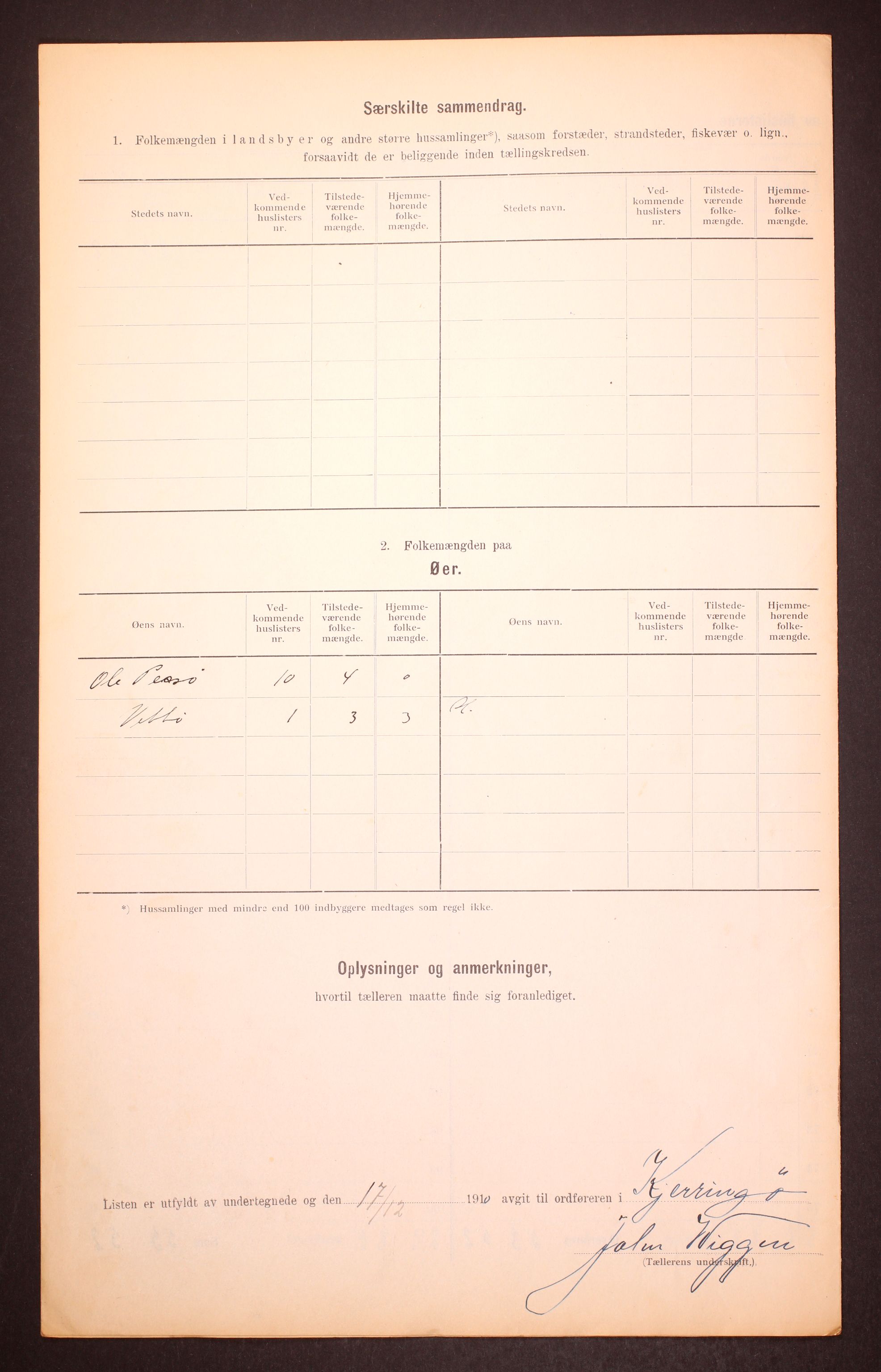 RA, 1910 census for Kjerringøy, 1910, p. 16