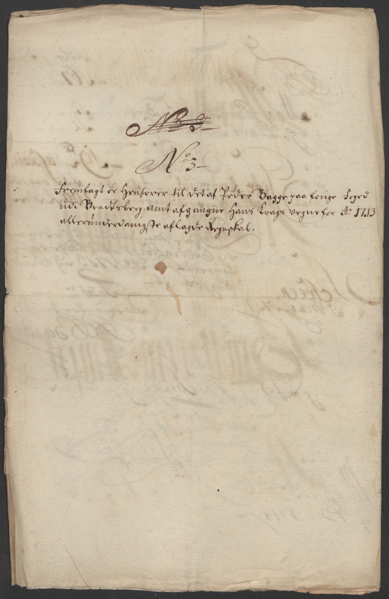 Rentekammeret inntil 1814, Reviderte regnskaper, Fogderegnskap, AV/RA-EA-4092/R36/L2124: Fogderegnskap Øvre og Nedre Telemark og Bamble, 1713, p. 127