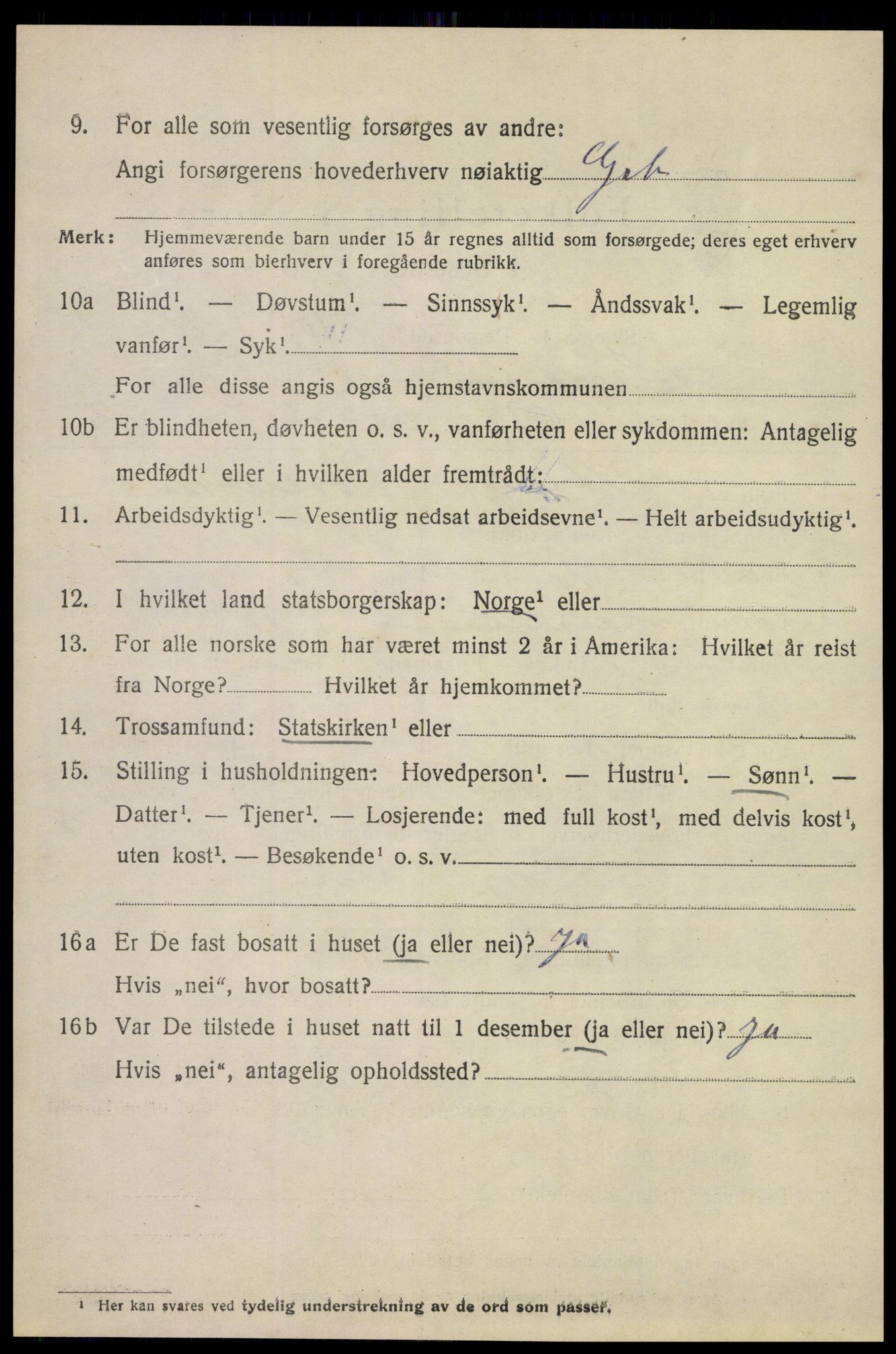 SAKO, 1920 census for Hurum, 1920, p. 6327