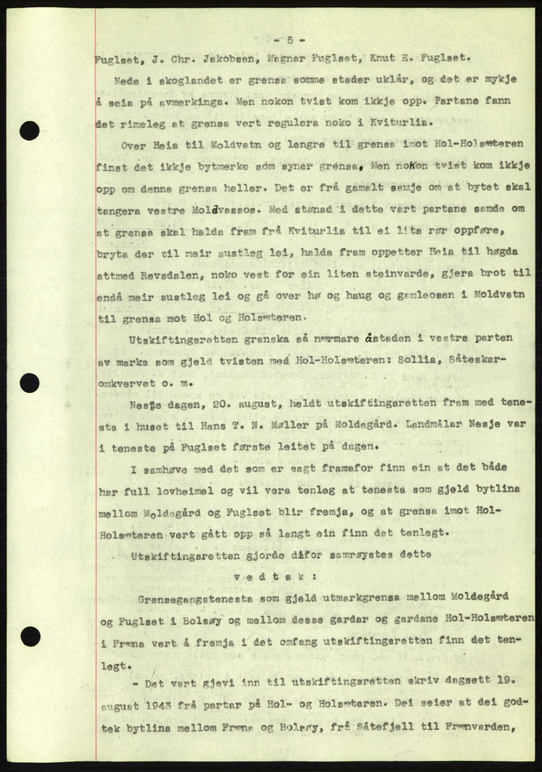 Romsdal sorenskriveri, AV/SAT-A-4149/1/2/2C: Mortgage book no. A15, 1943-1944, Diary no: : 322/1944