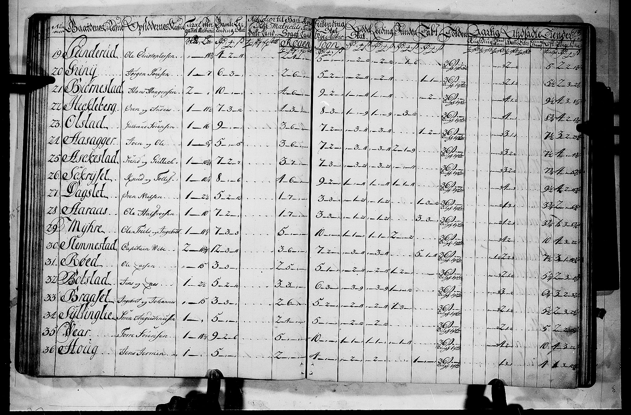 Rentekammeret inntil 1814, Realistisk ordnet avdeling, RA/EA-4070/N/Nb/Nbf/L0112: Buskerud matrikkelprotokoll, 1723, p. 46b-47a