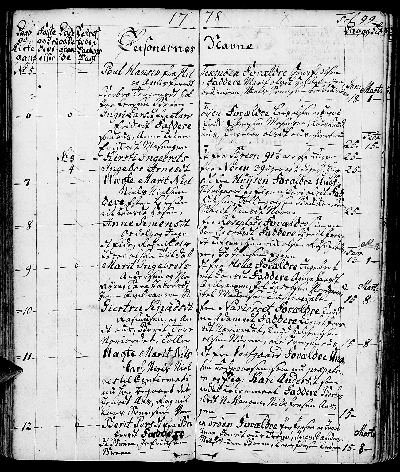 Tolga prestekontor, AV/SAH-PREST-062/K/L0002: Parish register (official) no. 2, 1768-1786, p. 99