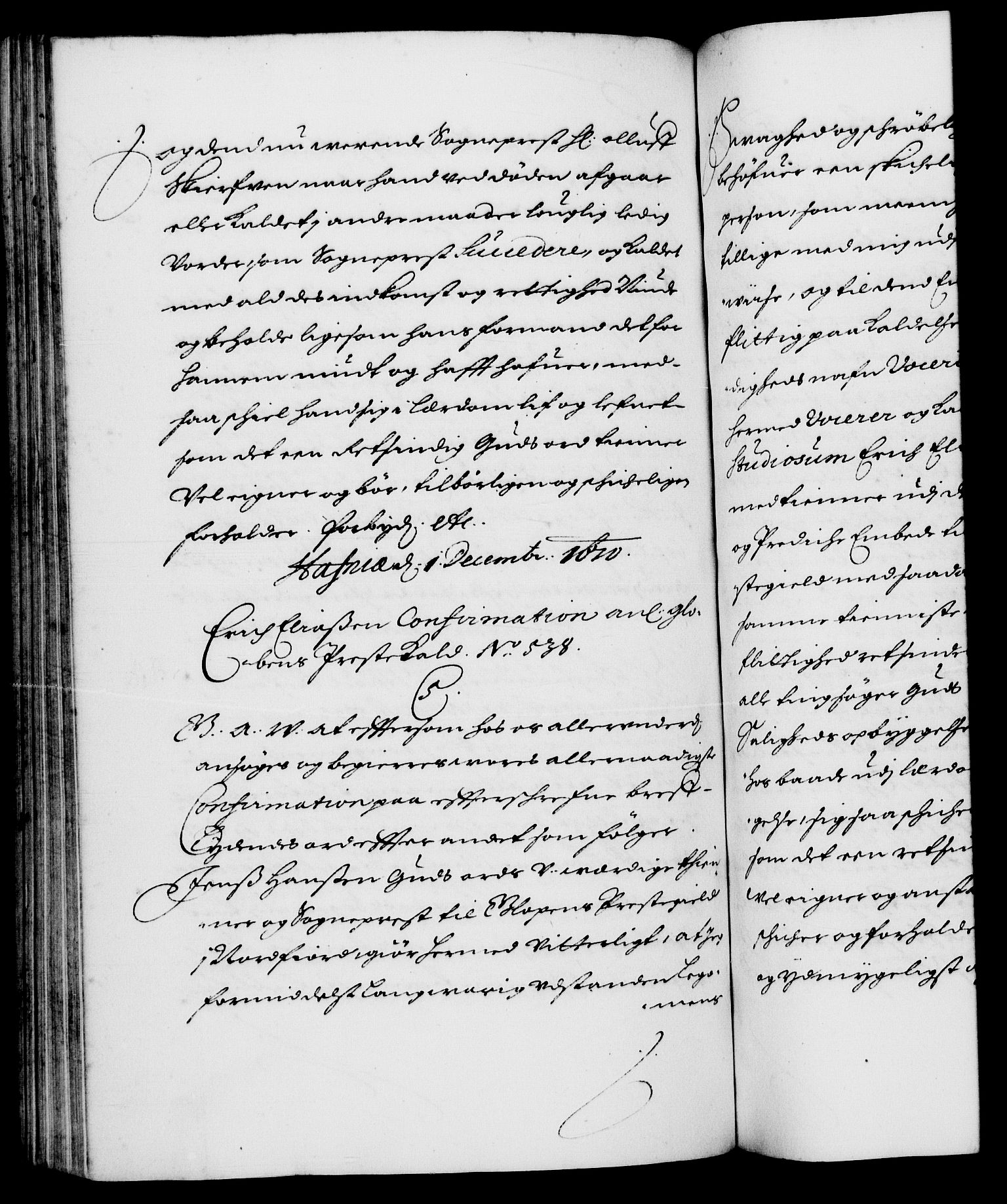 Danske Kanselli 1572-1799, AV/RA-EA-3023/F/Fc/Fca/Fcaa/L0011: Norske registre (mikrofilm), 1670-1673, p. 336b