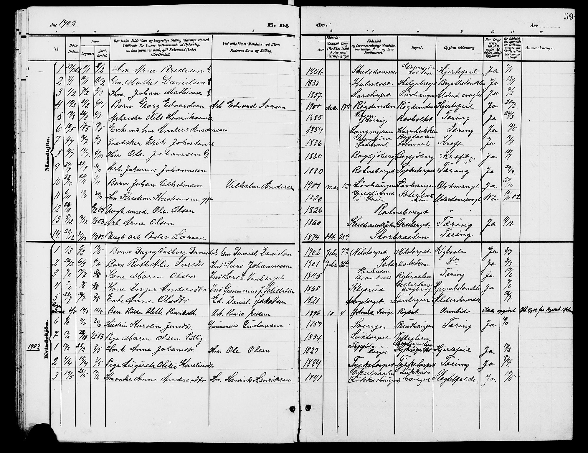 Grue prestekontor, AV/SAH-PREST-036/H/Ha/Hab/L0006: Parish register (copy) no. 6, 1902-1910, p. 59