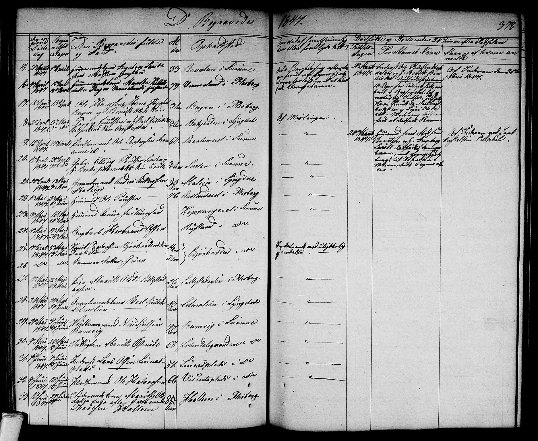 Flesberg kirkebøker, AV/SAKO-A-18/G/Ga/L0002: Parish register (copy) no. I 2, 1834-1860, p. 378