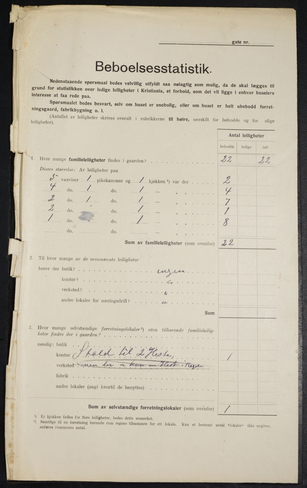 OBA, Municipal Census 1914 for Kristiania, 1914, p. 64978