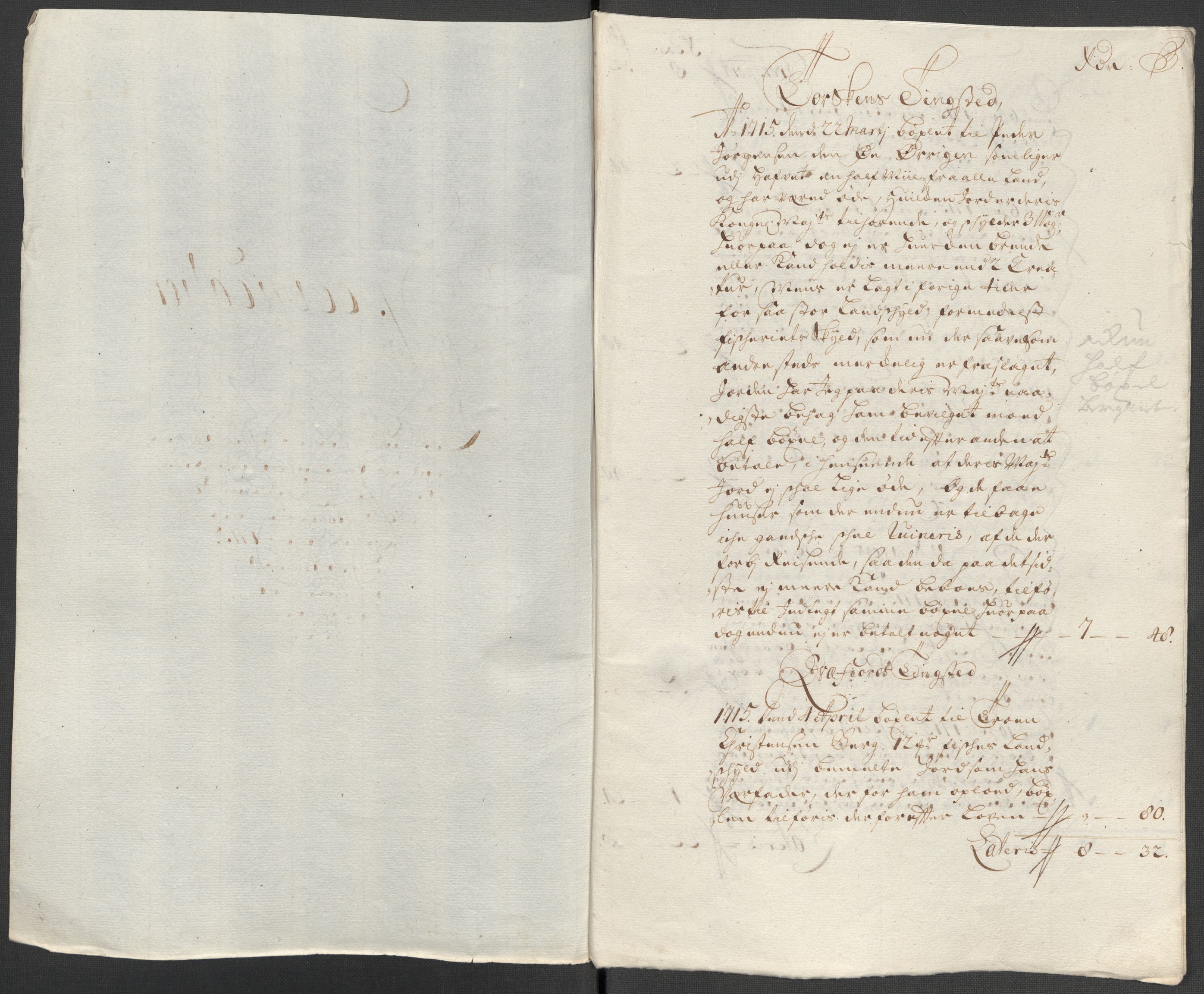 Rentekammeret inntil 1814, Reviderte regnskaper, Fogderegnskap, RA/EA-4092/R68/L4761: Fogderegnskap Senja og Troms, 1715, p. 223