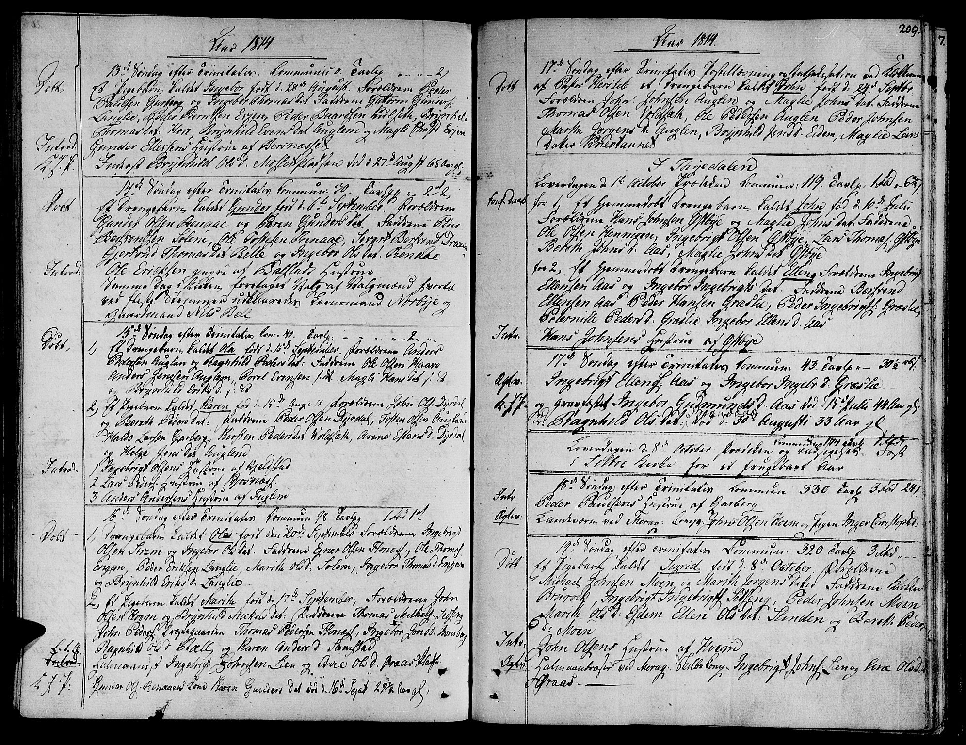 Ministerialprotokoller, klokkerbøker og fødselsregistre - Sør-Trøndelag, SAT/A-1456/695/L1140: Parish register (official) no. 695A03, 1801-1815, p. 209