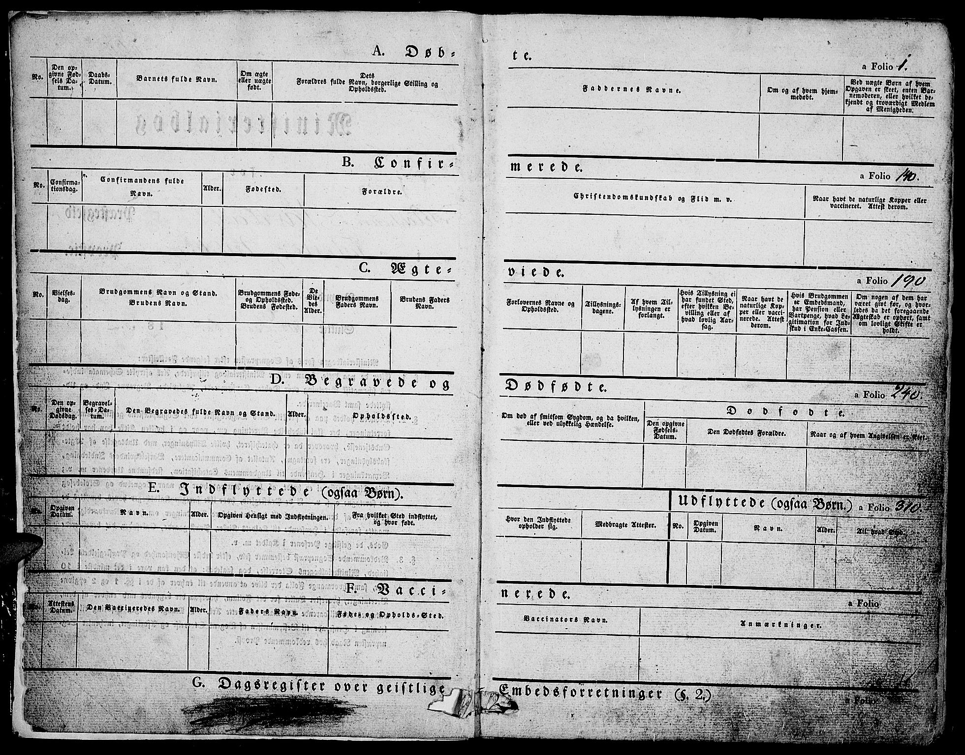 Vardal prestekontor, SAH/PREST-100/H/Ha/Hab/L0004: Parish register (copy) no. 4, 1831-1853