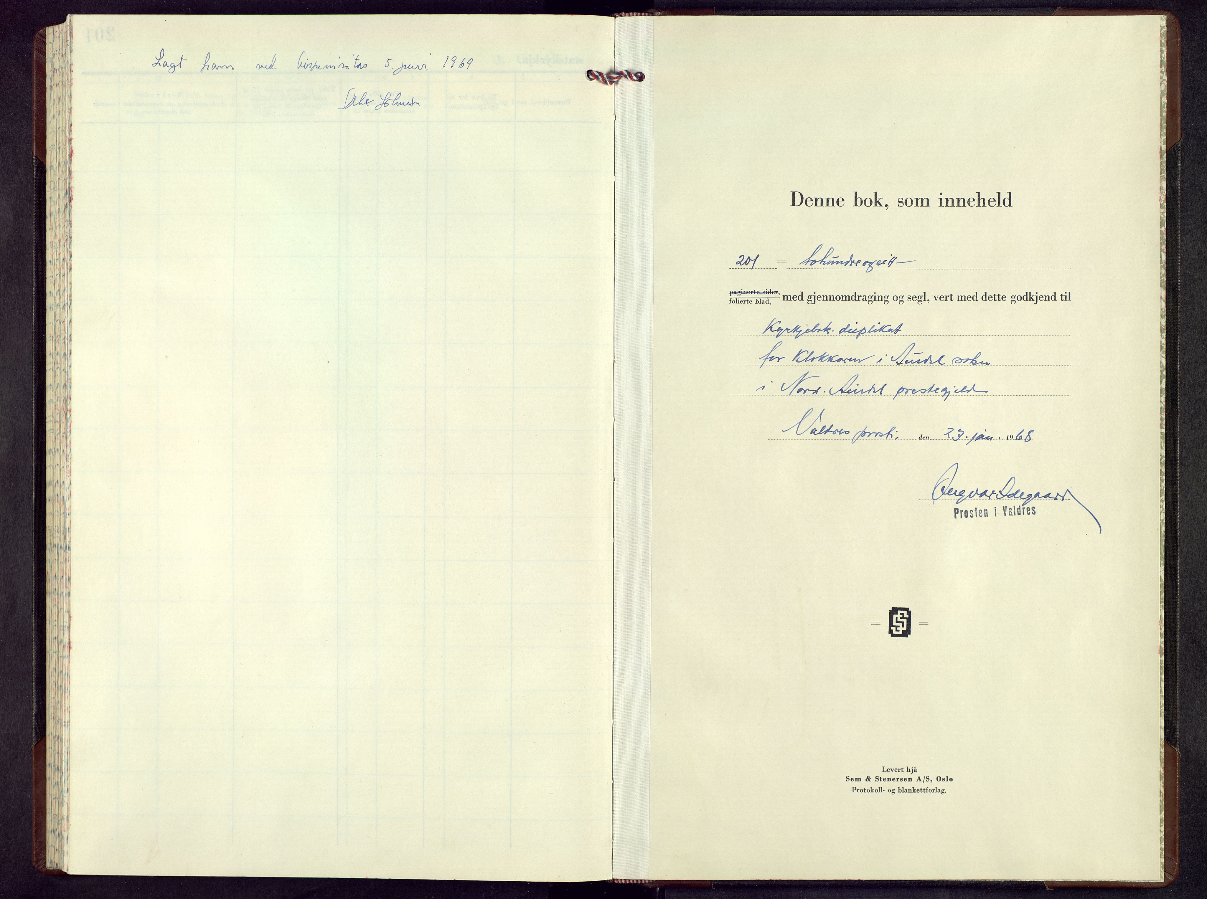 Nord-Aurdal prestekontor, SAH/PREST-132/H/Ha/Hab/L0022: Parish register (copy) no. 22, 1968-1979