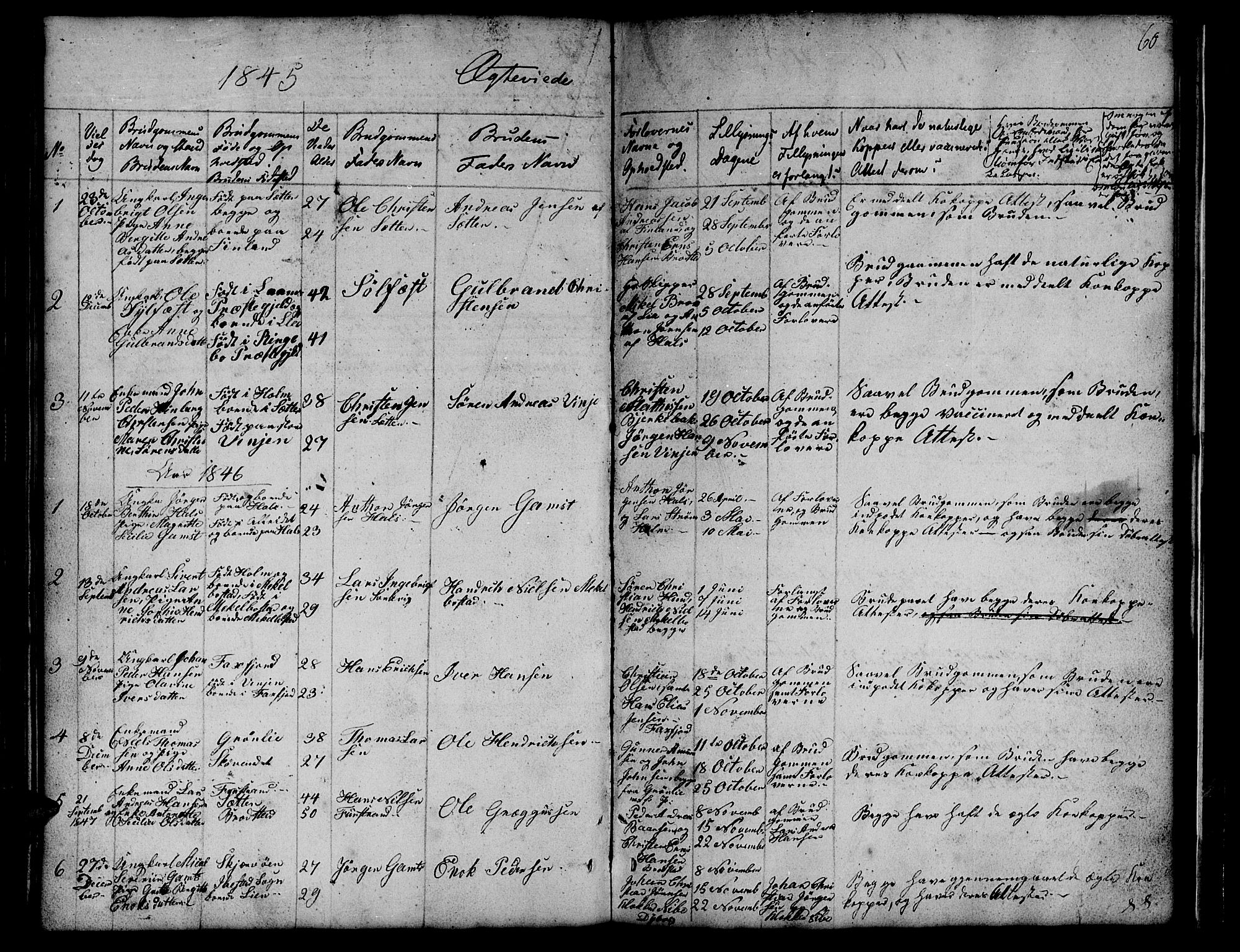 Tranøy sokneprestkontor, SATØ/S-1313/I/Ia/Iab/L0011klokker: Parish register (copy) no. 11, 1845-1859, p. 60
